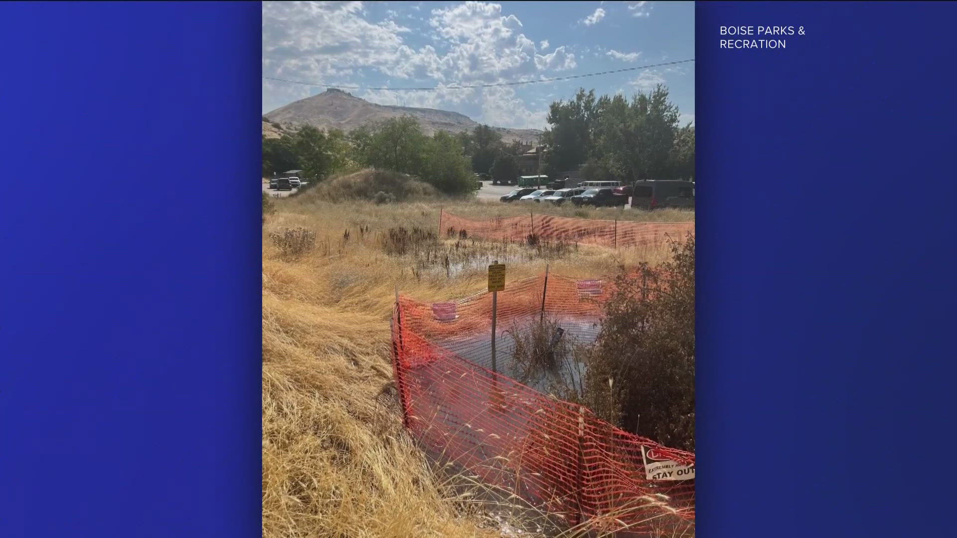 Boise Parks and Recreation said part of Eagle Rock Park and areas in Chief Eagle Eye Reserve are impacted.