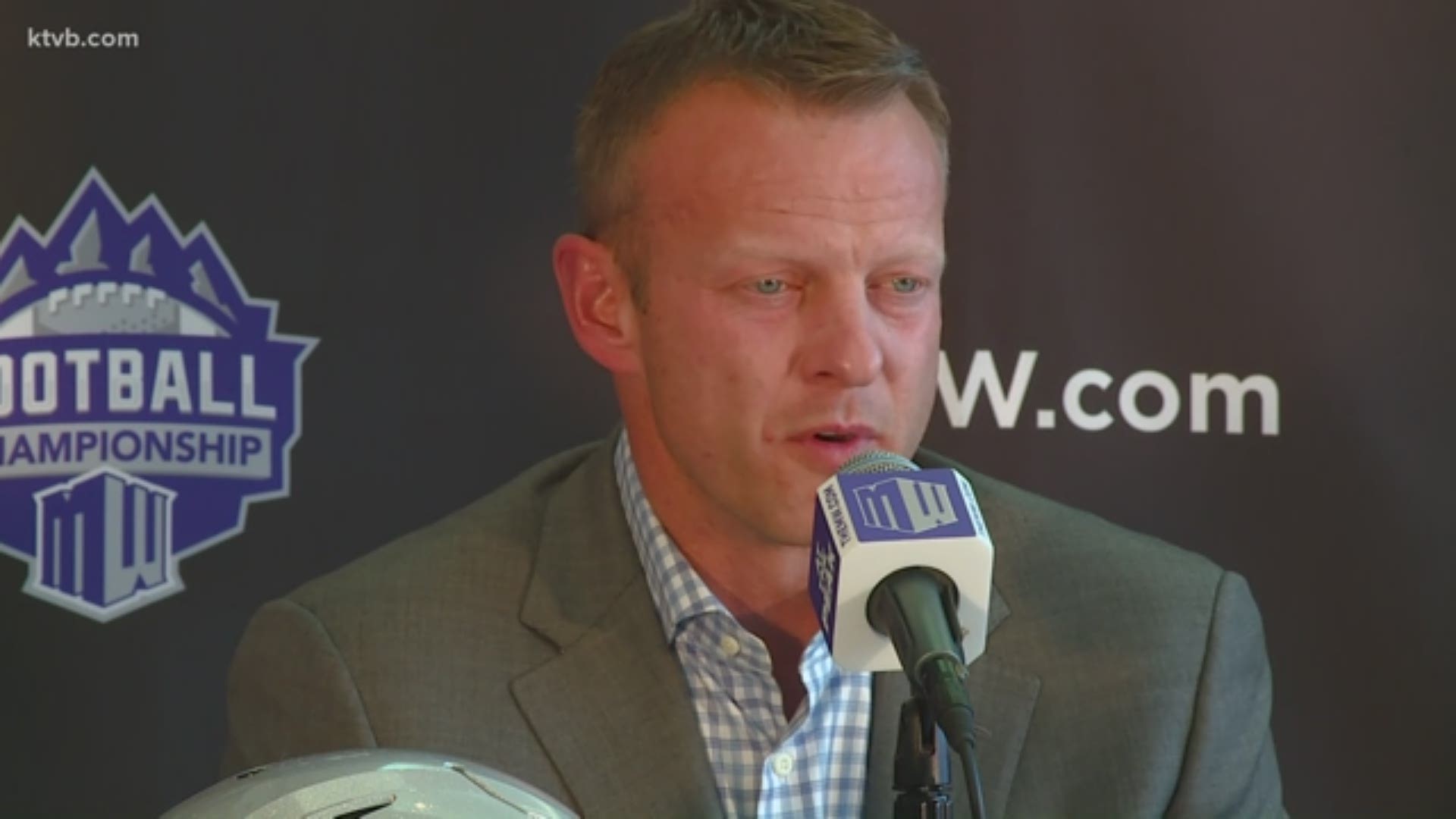 Boise State head coach Bryan Harsin, quarterback Jaylon Henderson and defensive end Curtis Weaver spoke with the media Friday afternoon.