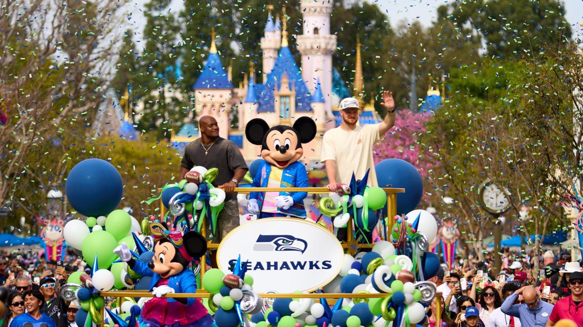 Seattle Seahawks celebrate Super Bowl win with
victory parade at Disneyland Resort