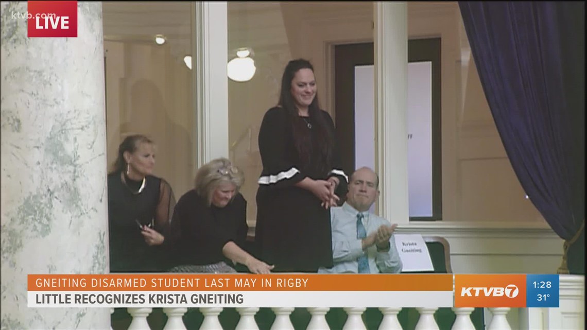 Idaho teacher who disarmed Rigby school shooter honored by governor