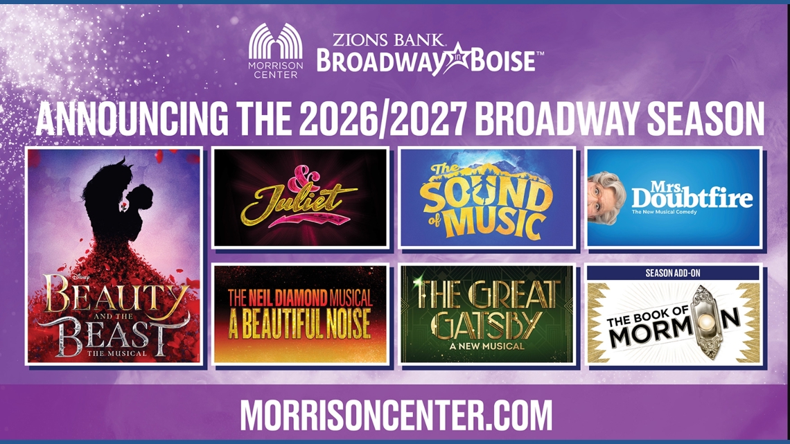Morrison Center announces 2026-27 Broadway in Boise lineup