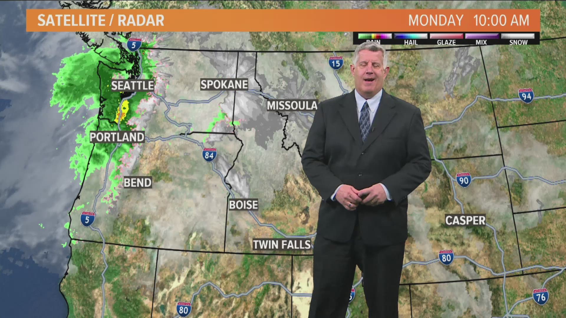 Jim Duthie says to expect mild and dry conditions on Tuesday with a high of 48 degrees in Boise.