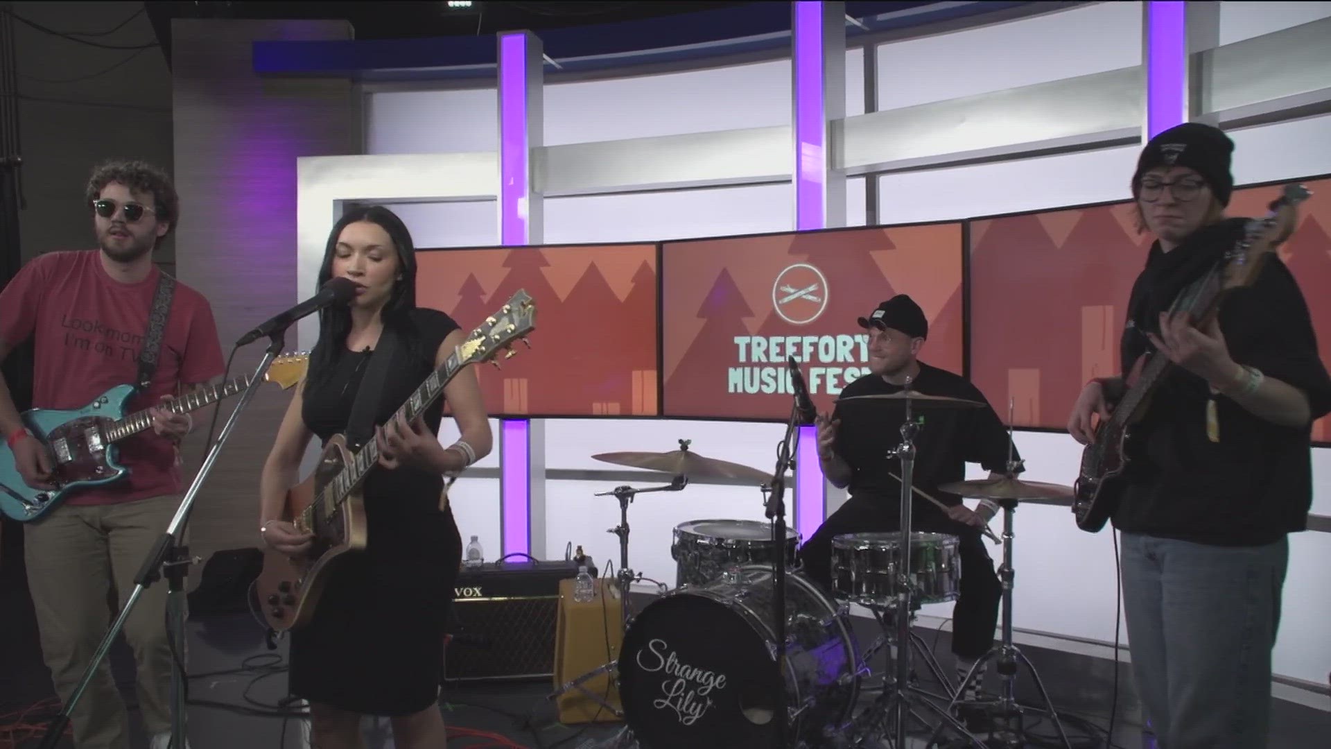 Songwriter and guitarist Chloe Elise and Strange Lily perform live on KTVB ahead of their Treefort Music Fest show at Old School on Sunday at 2 p.m.