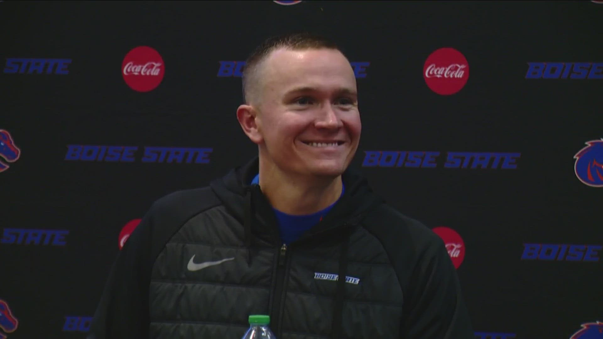 Boise State interim head coach Spencer Danielson discusses Friday's 27-19 win, preparing for a potential MW title appearance, senior day, recruiting and more.