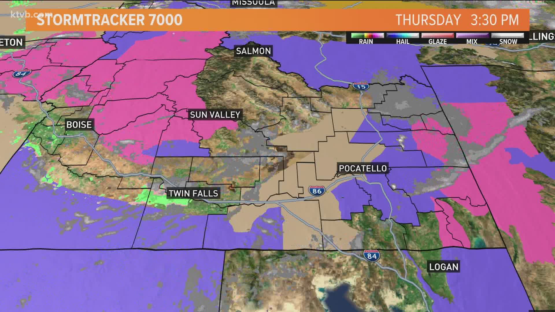 Major storm to drop a foot of snow on Idaho's mountains