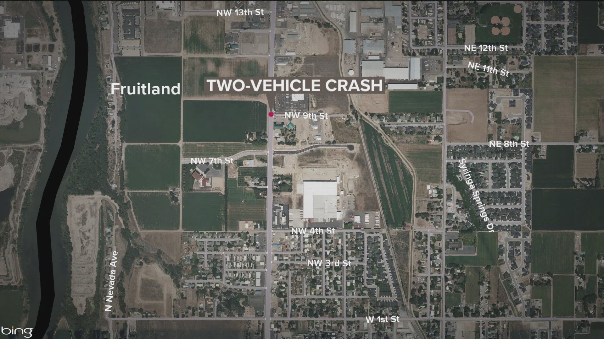 A 45-year-old woman from Fruitland died after colliding head-on with a Dodge pickup. Idaho State Police continue to investigate. 