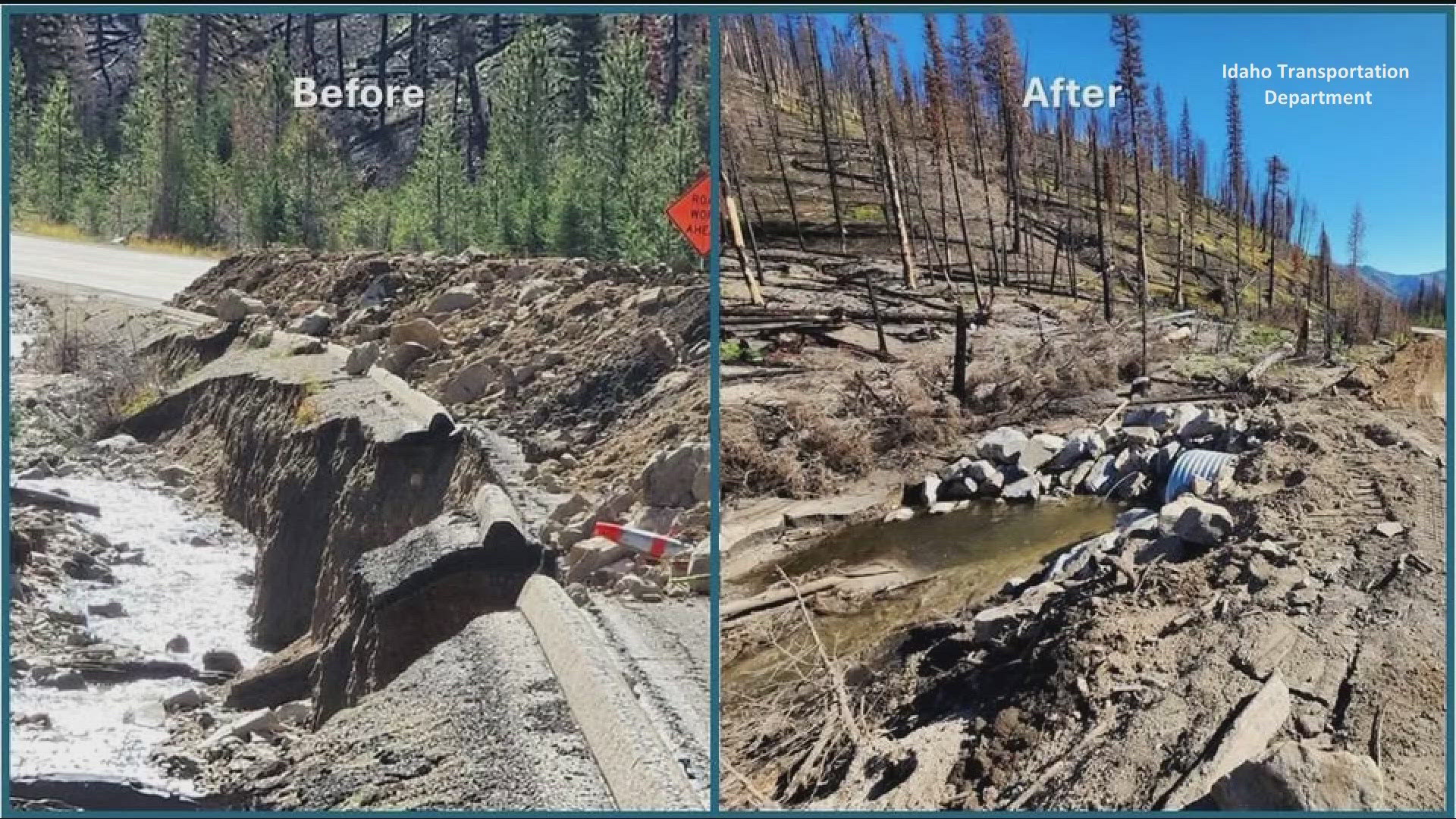 A section of State Highway 21 that was closed for emergency repairs following mudslides in the area is set to reopen on Wednesday, Oct. 8. 