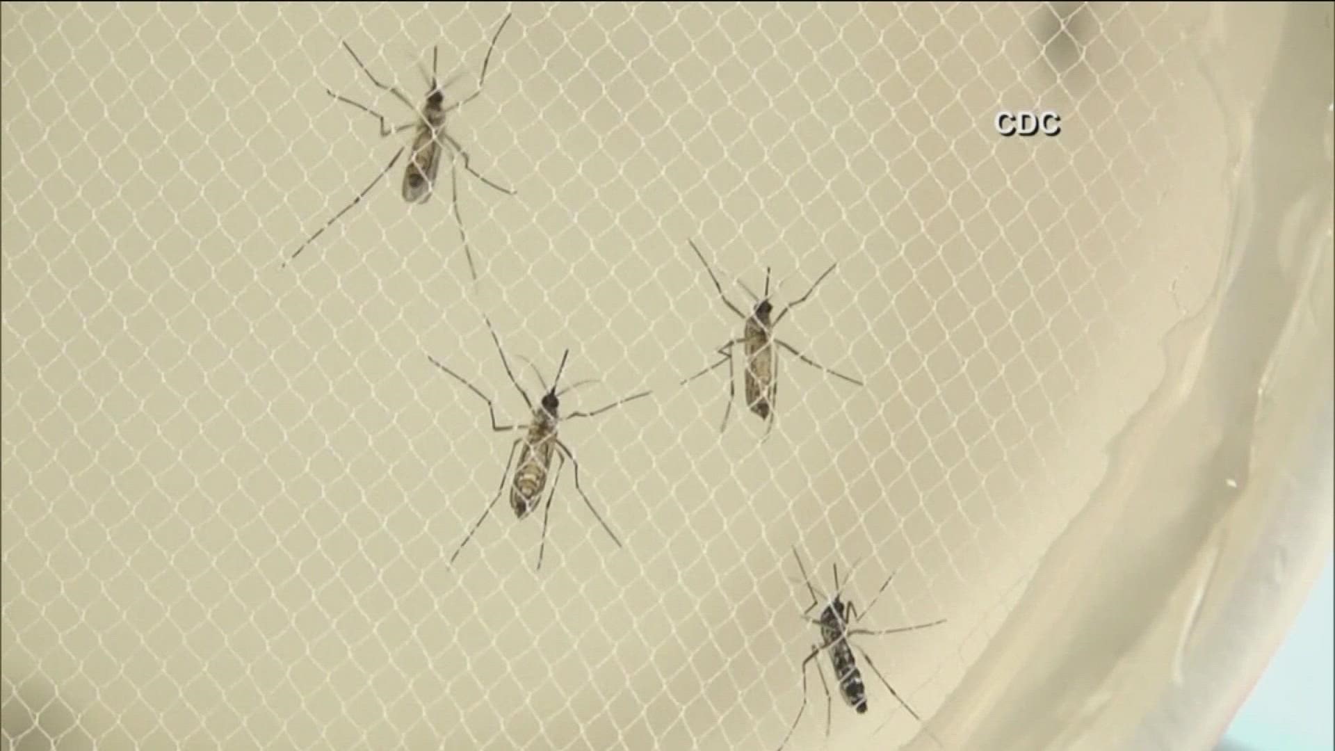 The mosquito samples that tested positive for West Nile were collected at locations in west Boise and Kuna.