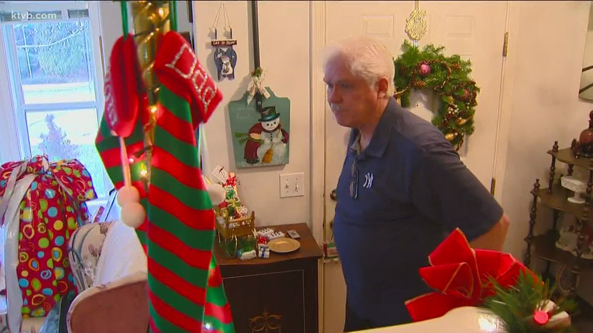 We've all seen the houses that hit the holiday decorating hard, with tens of thousands of flashing lights strung across the house and inflatable Christmas characters covering the front lawn. But one Boise man's indoor decorations put you inside a personal