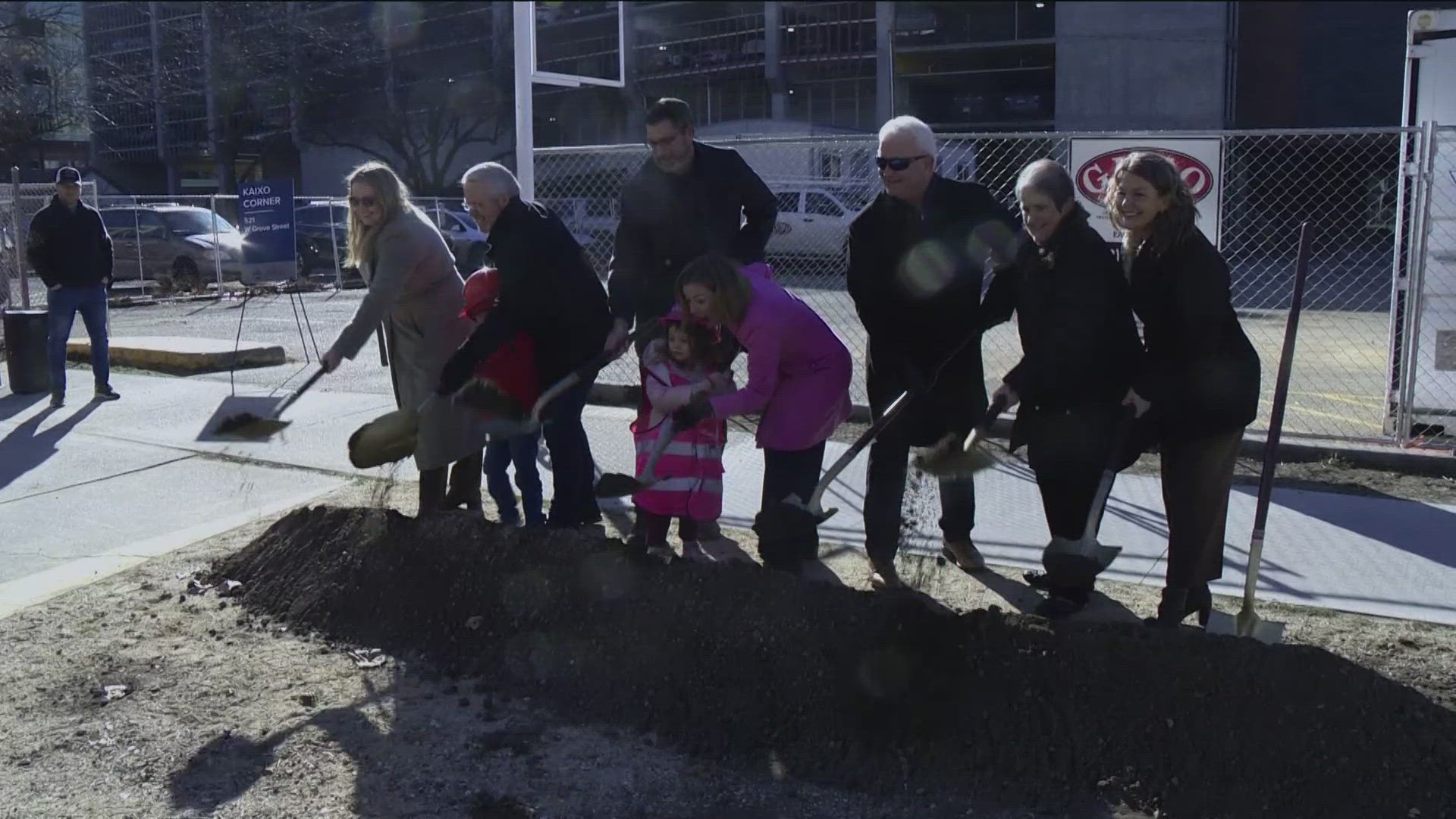 The new park in the Old Boise neighborhood is called Kaixo Corner, which means "hello" or "welcome" in Basque. The park is located at 521 West Grove Street. 