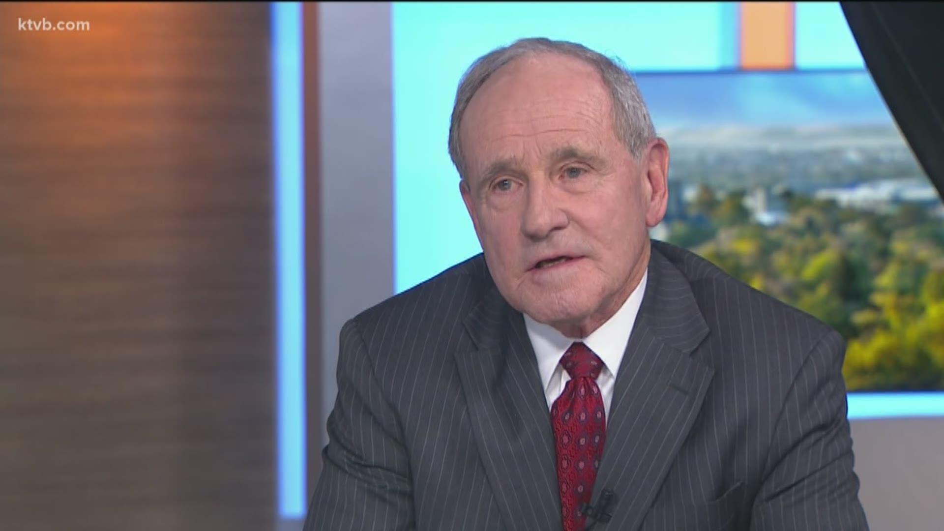 Back in Idaho for the Christmas break, Sen. Jim Risch stopped by the KTVB studio to weigh in on the Senate's impending impeachment trial of President Donald Trump.