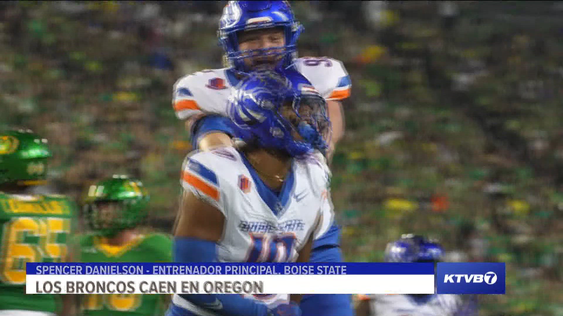 Un gol de campo al expirar el tiempo le dio a Oregon su primera victoria sobre Boise State. Ashton Jeanty corrió para 192 yardas y tres touchdowns en la derrota.