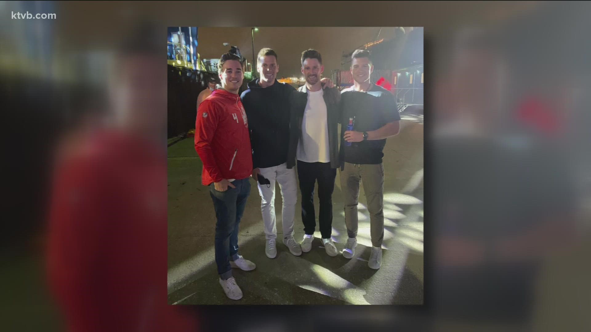 Maclaine Griffin's brother is Tom Brady's back up and after the Super Bowl, he got a chance to meet the GOAT.
