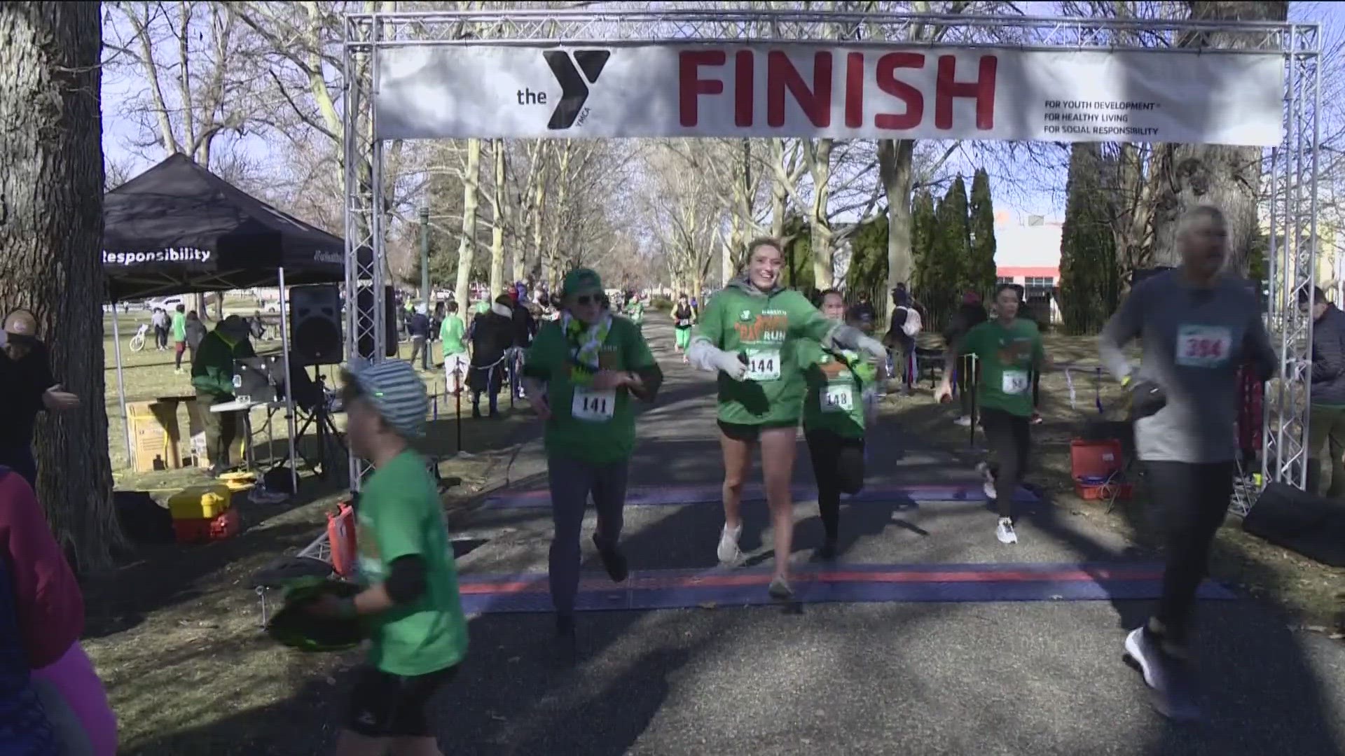 Saturday's event included three different races; the Leprechaun Mile for kids and adults, a 5K and a 5-mile course.