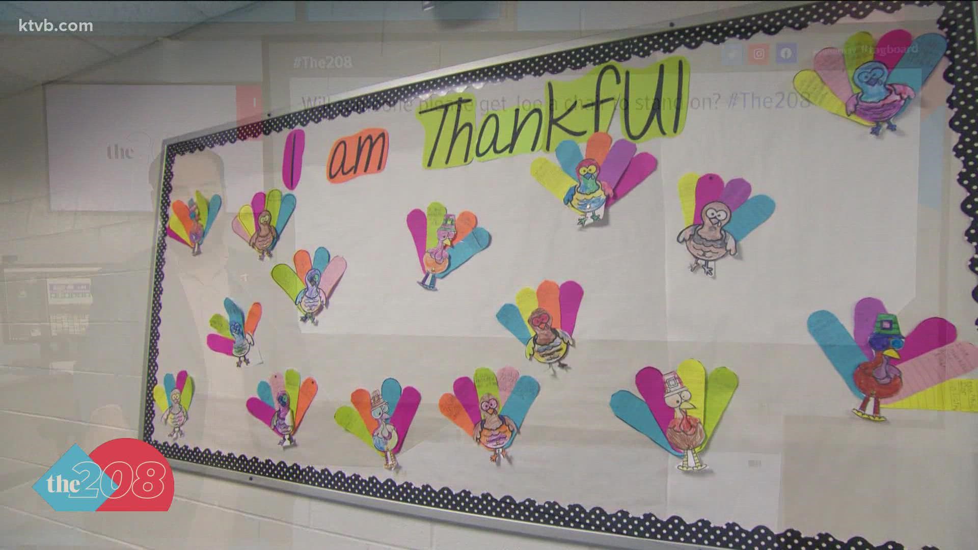 More from children at Nampa's Greenhurst Elementary School about what they're thankful for this year.