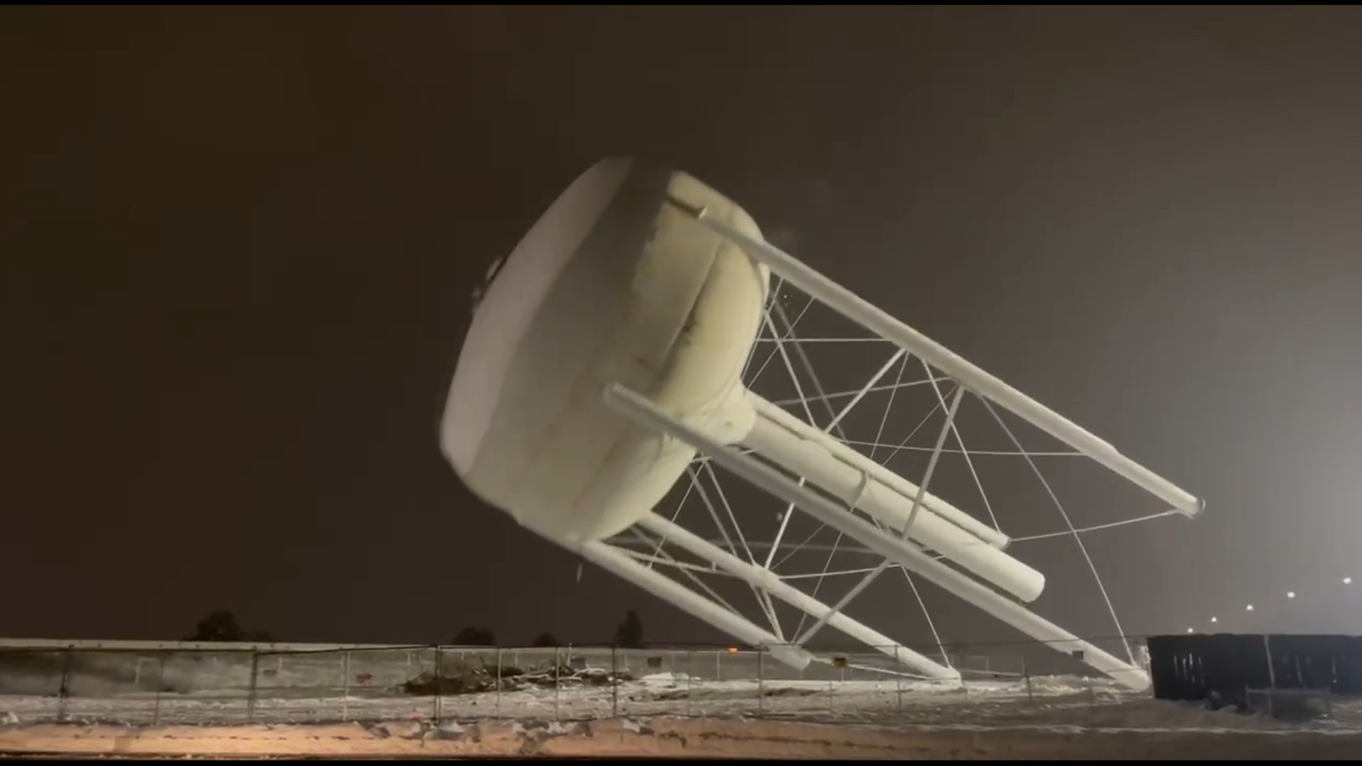 The tower has been painted and maintained for nearly 50 years, but reached the end of its useful life cycle. It was officially demolished early Friday morning.