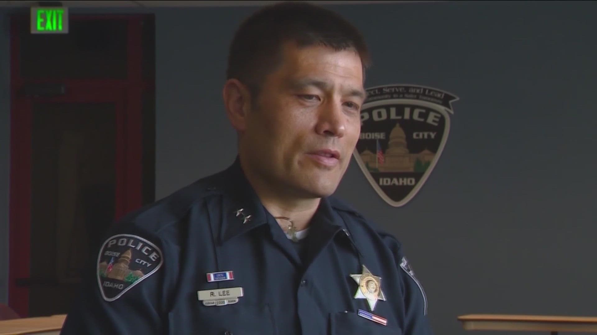 Nine officers filed complaints against the Boise police chief. It was recommended that the chief be placed on leave.
