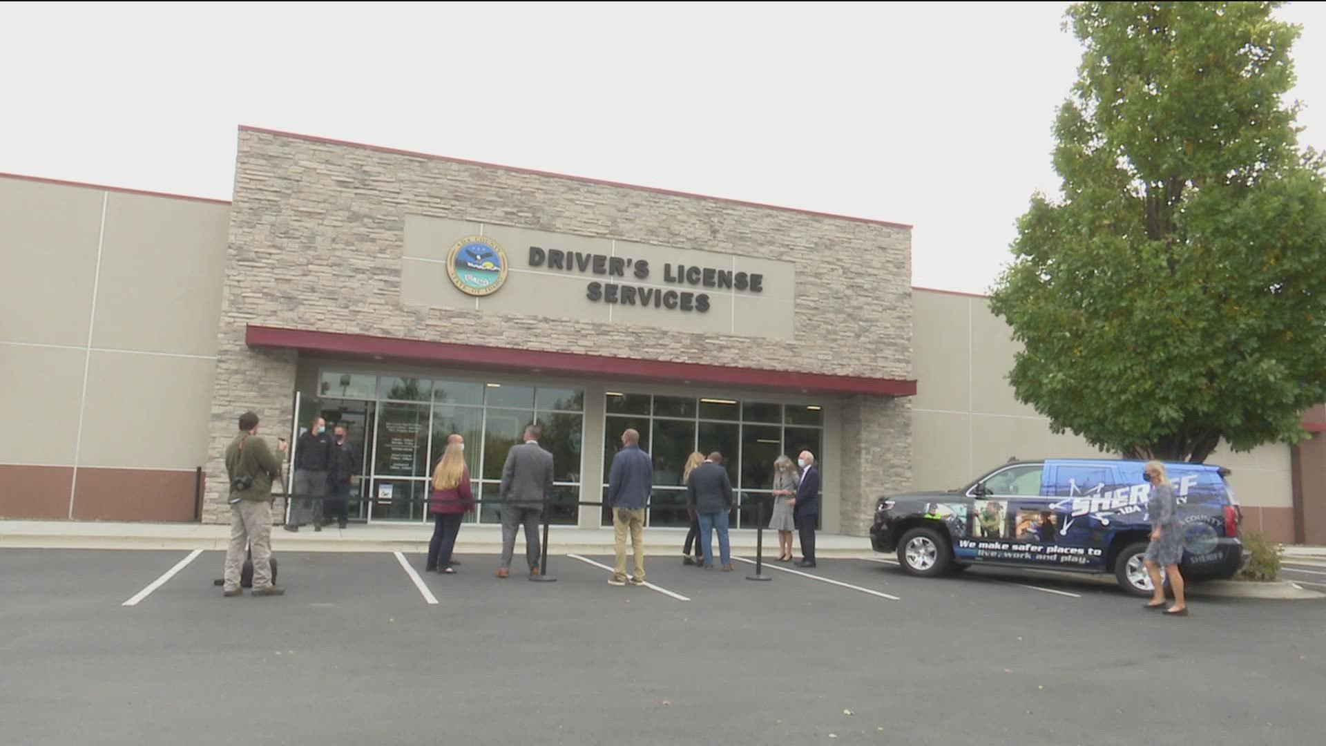 With only one driver's license office in Ada County, lines and waits were long. County Commissioners say this second office will be convenient for the whole county.