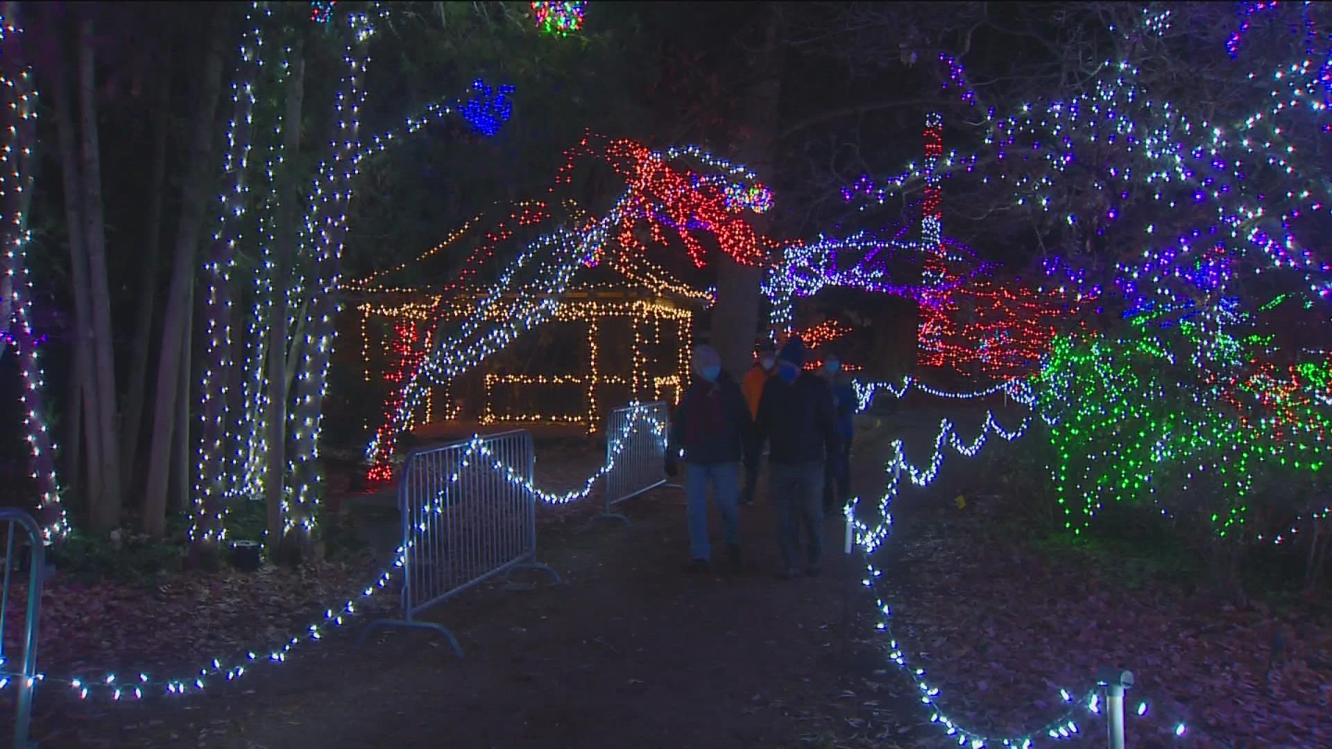 'Pride Night at Winter Garden aGlow' at the Idaho Botanical Garden is billed as a family-friendly event, but some Idaho groups are encouraging protesting the event.