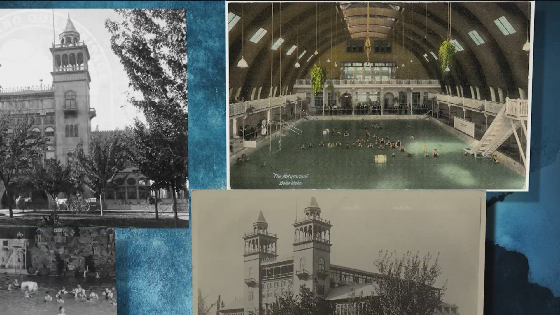 The Boise Natatorium took full advantage of the natural water feature that lie just beneath the surface of Boise's East End.