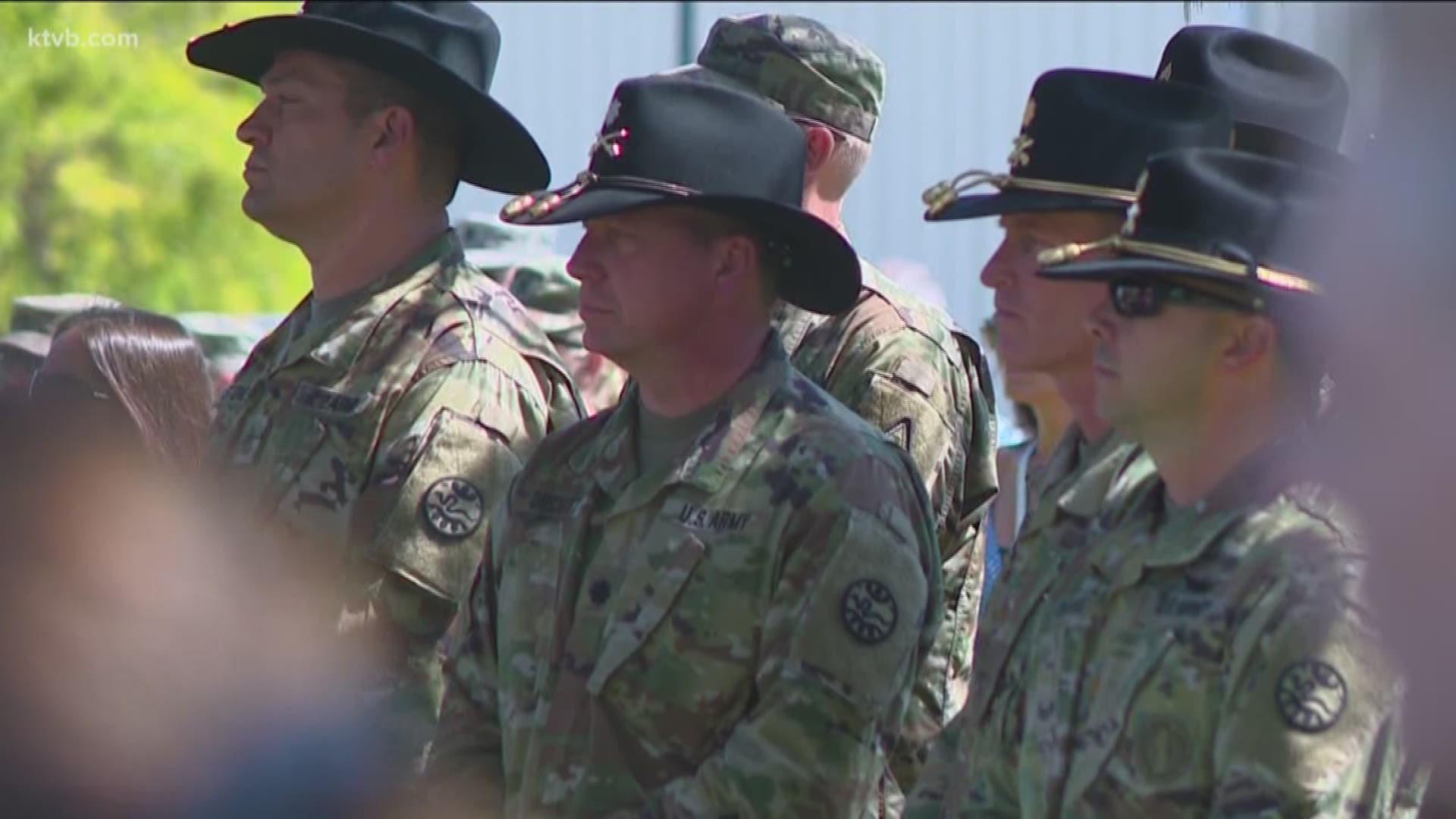 The Idaho National Guard held a ceremony today to honor those who served and paid the ultimate sacrifice.