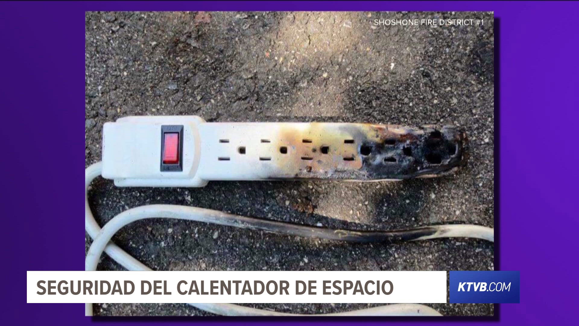 Departamento de Bomberos alerta sobre riesgos de incendios por calentadores portátiles mal usados. Recomiendan enchufarlos directo a la pared y mantener distancia.