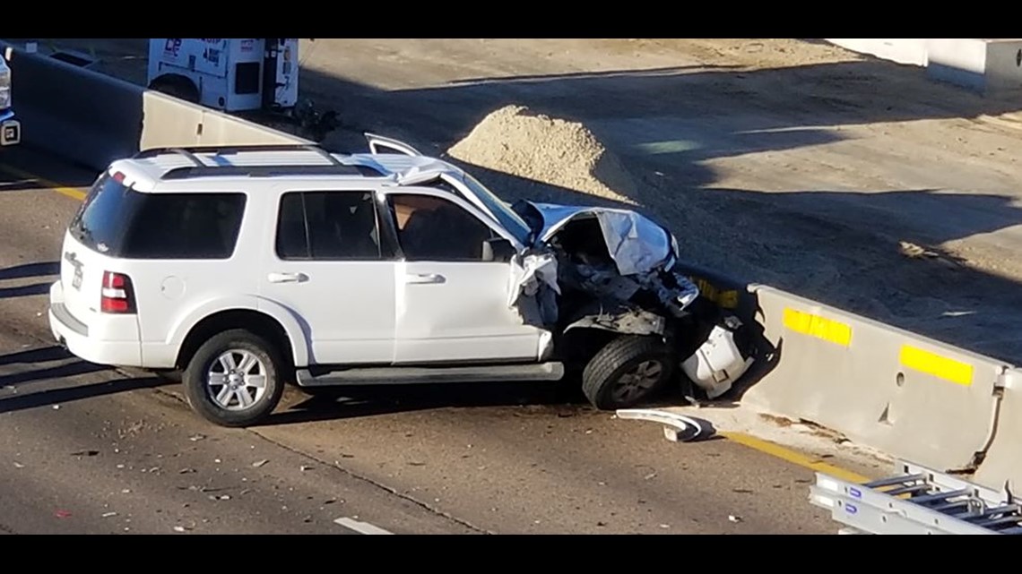 Car crash on I84 in Nampa blocks all eastbound lanes