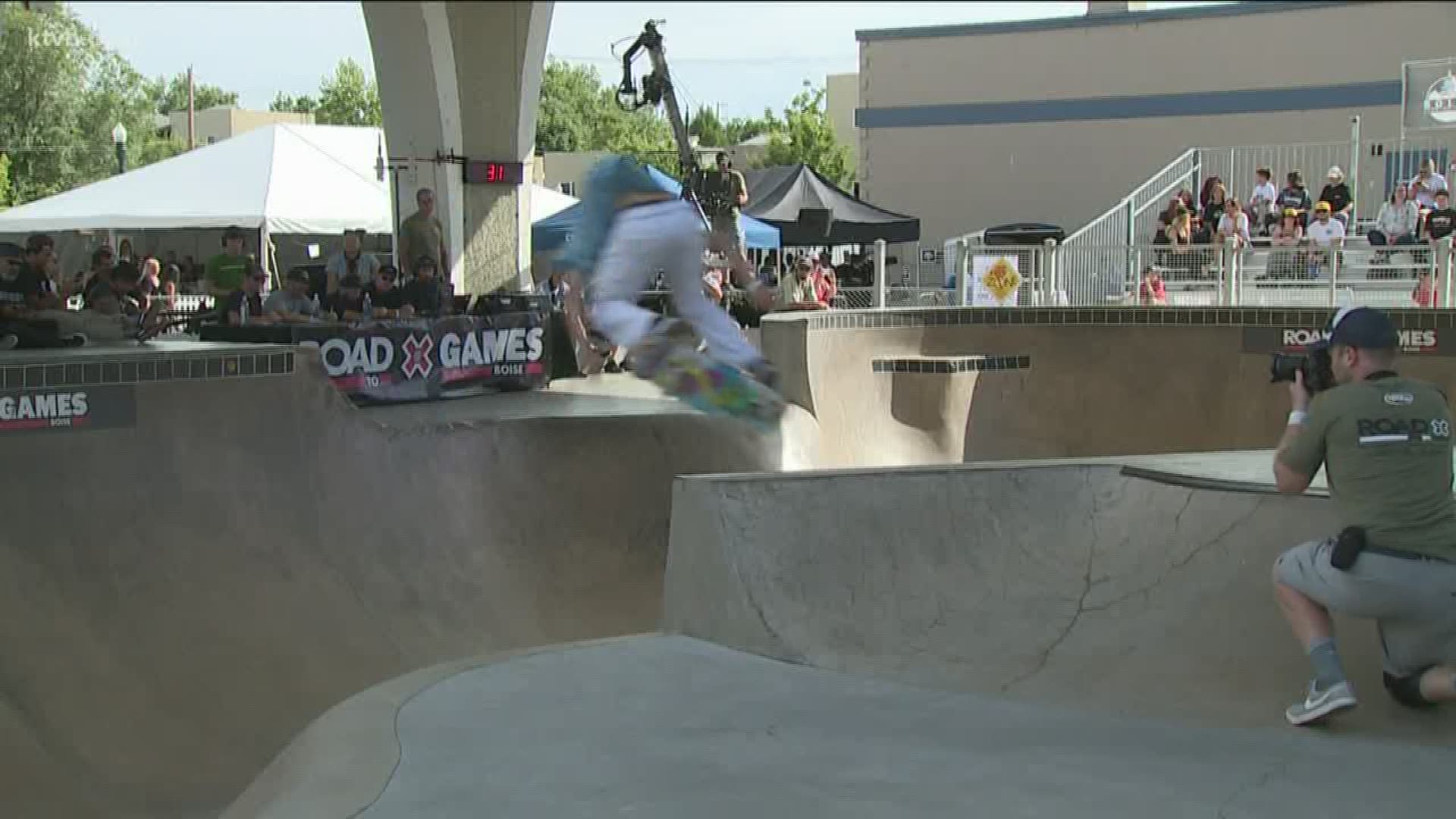 The event showcased some of the top skateboarders and BMX riders from all around the world.