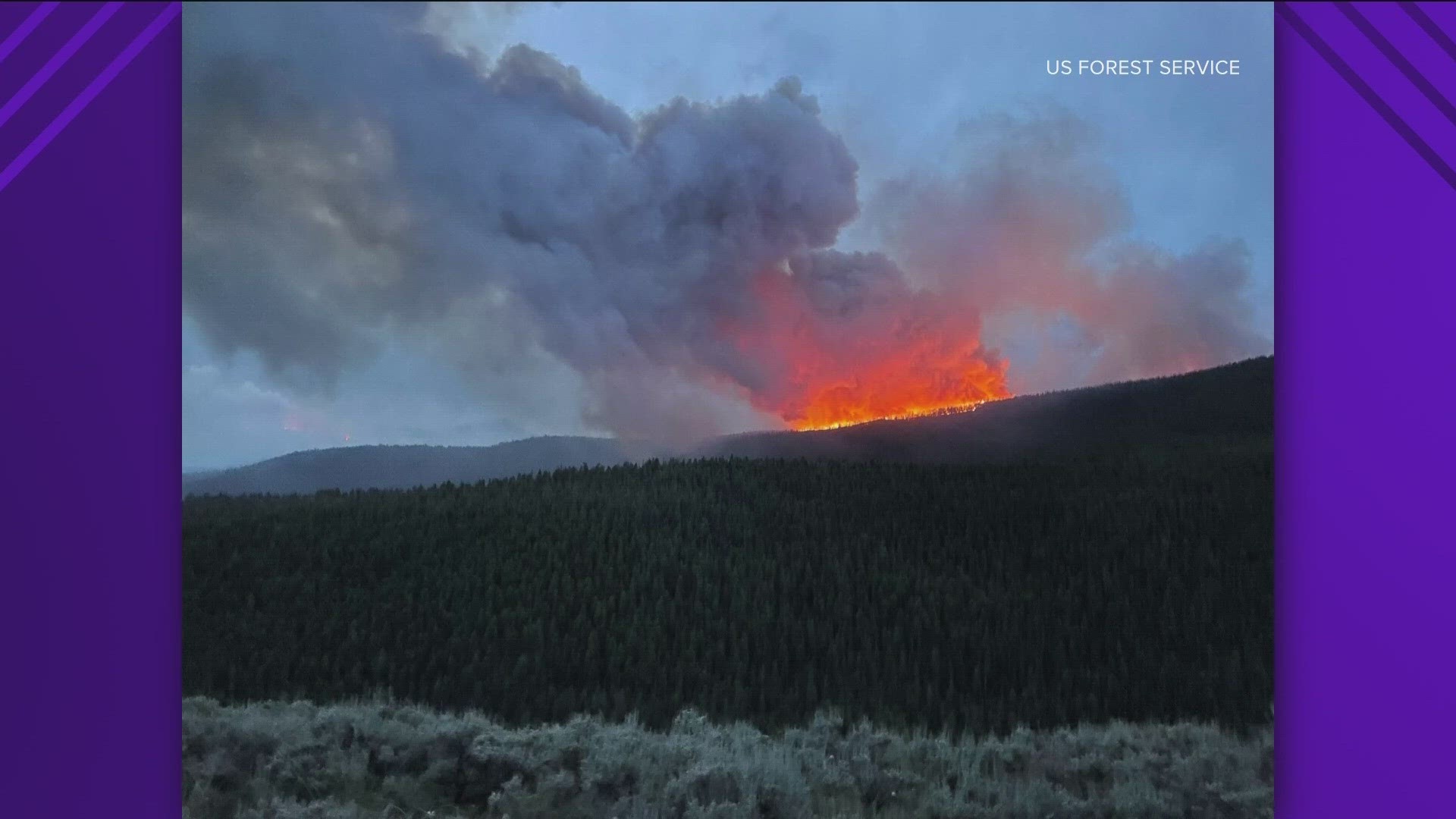 700 personnel are battling the growing Hayden Fire, which is burning in steep and difficult terrain south of Salmon and west of Leadore.