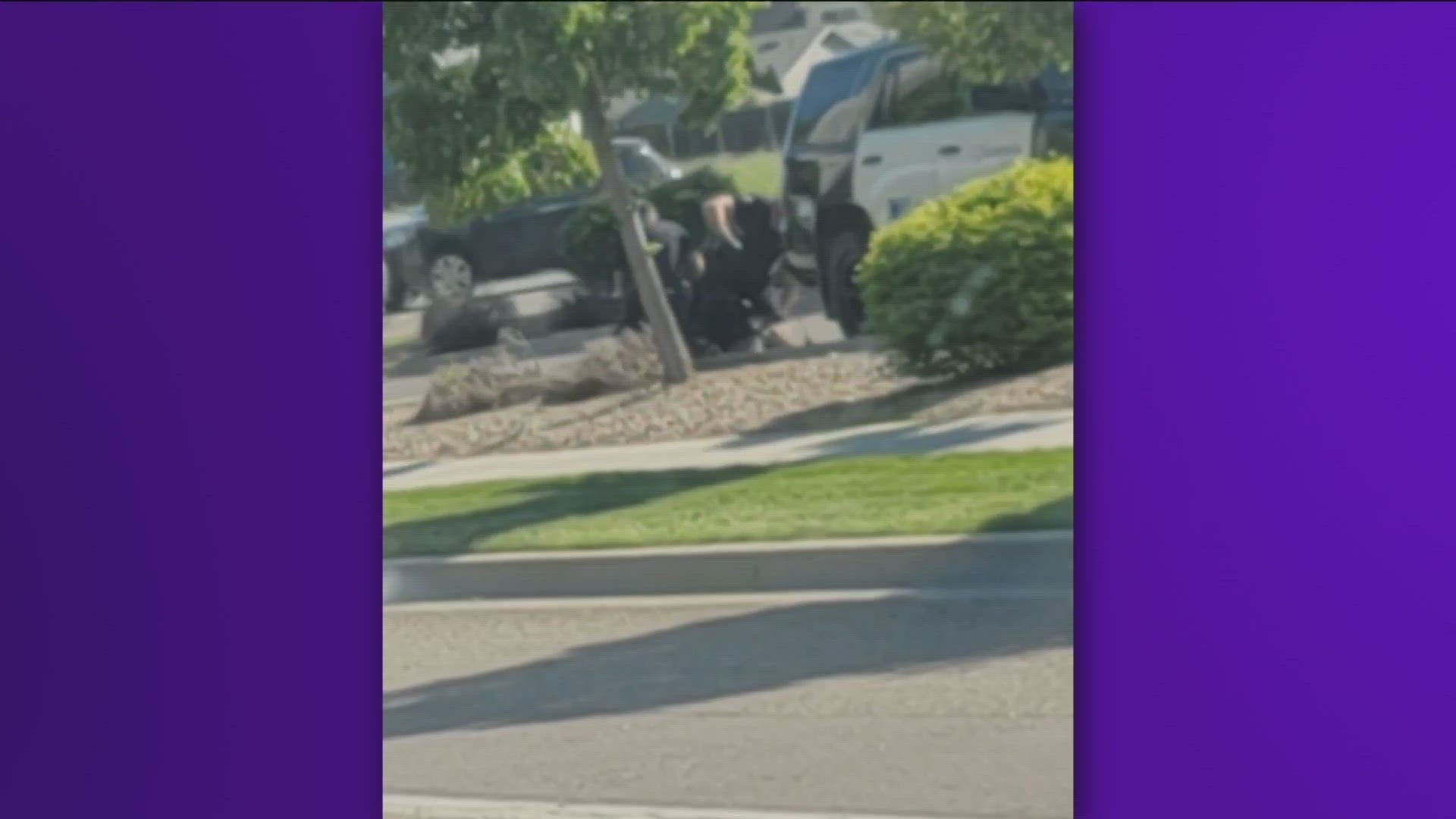 Meridian Police determined the officer who was seen on video punching a suspect during a May 16 arrest did not violate the department's use of force policy.