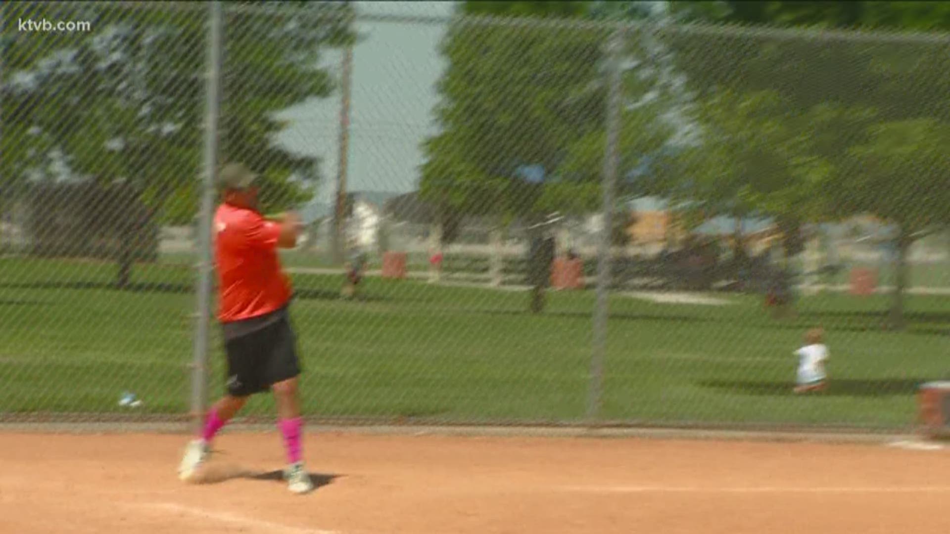 On Saturday afternoon, police and other first responders from around the Treasure Valley swapped their patrol uniforms for baseball caps and gloves in the sixth annual Hit and Run Softball Tournament. The tournament raises money for the Idaho Peace Officers' Memorial Foundation, which helps police officers' families when they fall on hard times.