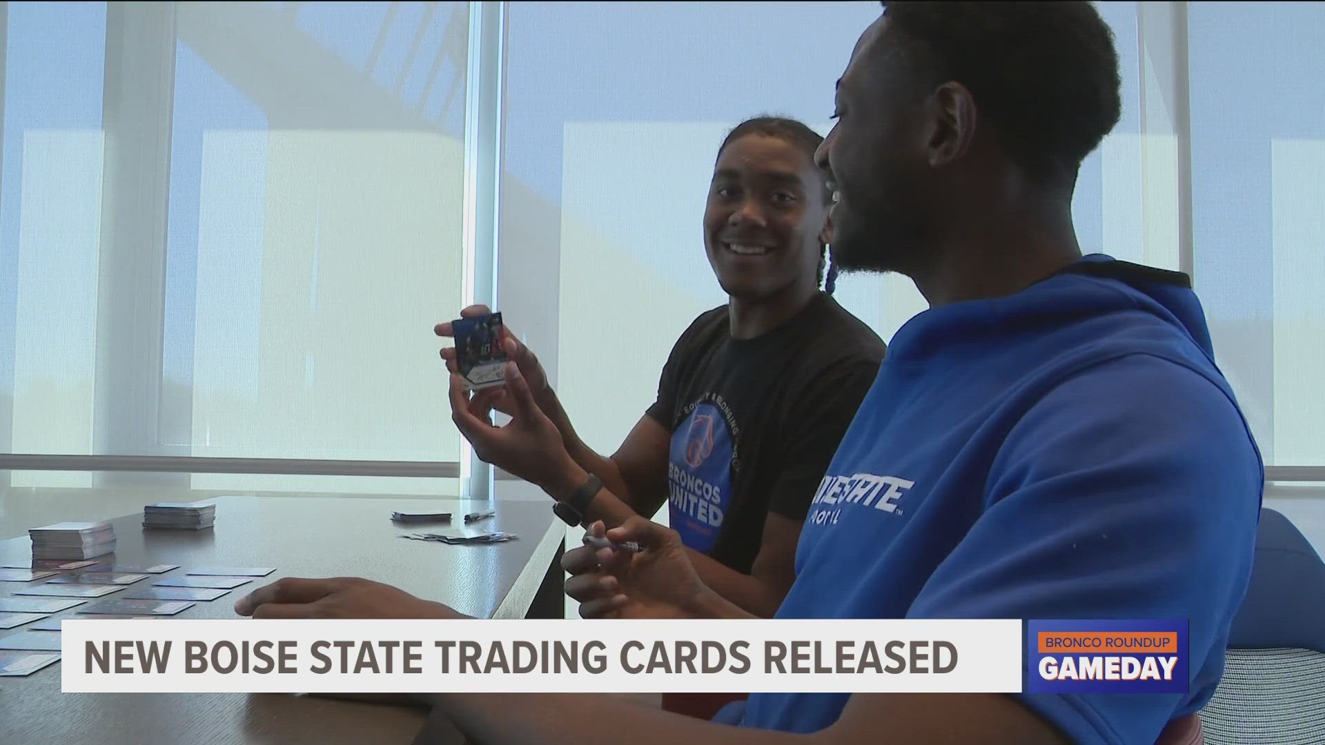 See Taylen Green and Markel Reed's jaw-dropping reactions checking out their 2023 football card for the first time. Every player on the team is featured on a card.