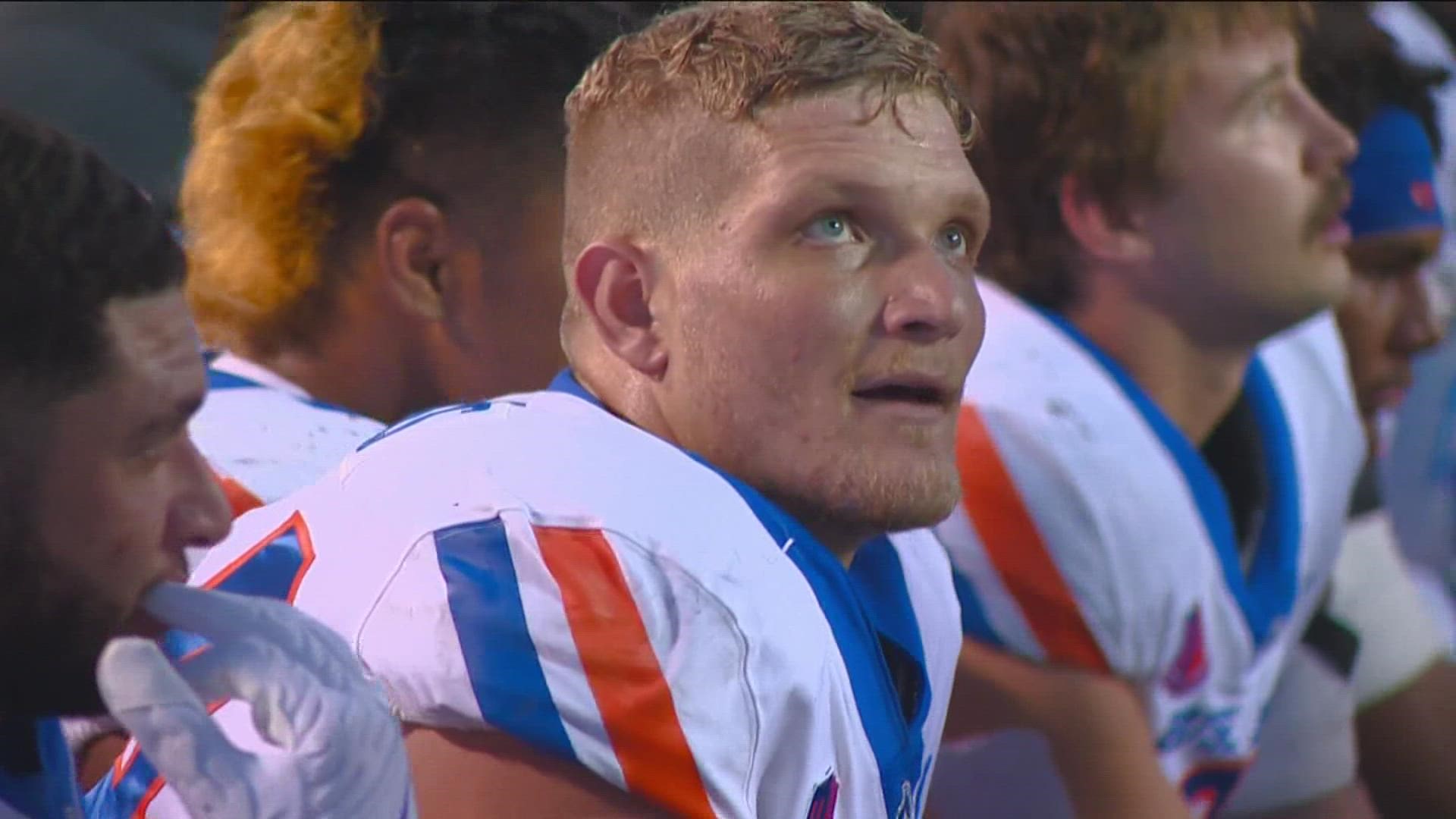 Tarlas is expected to miss the remainder of the season due to a hip injury. The sixth-year EDGE and Borah High grad leads Boise State with six tackles for loss.