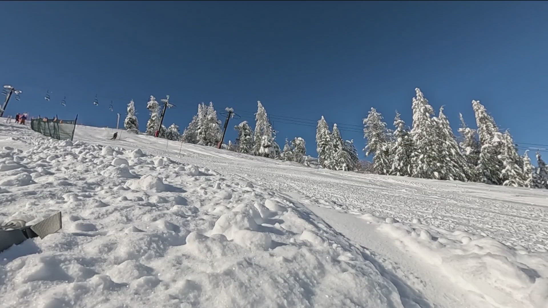 The resort initially planned to open Thanksgiving Day, but unseasonably warm temperatures have hindered snowmaking efforts. 