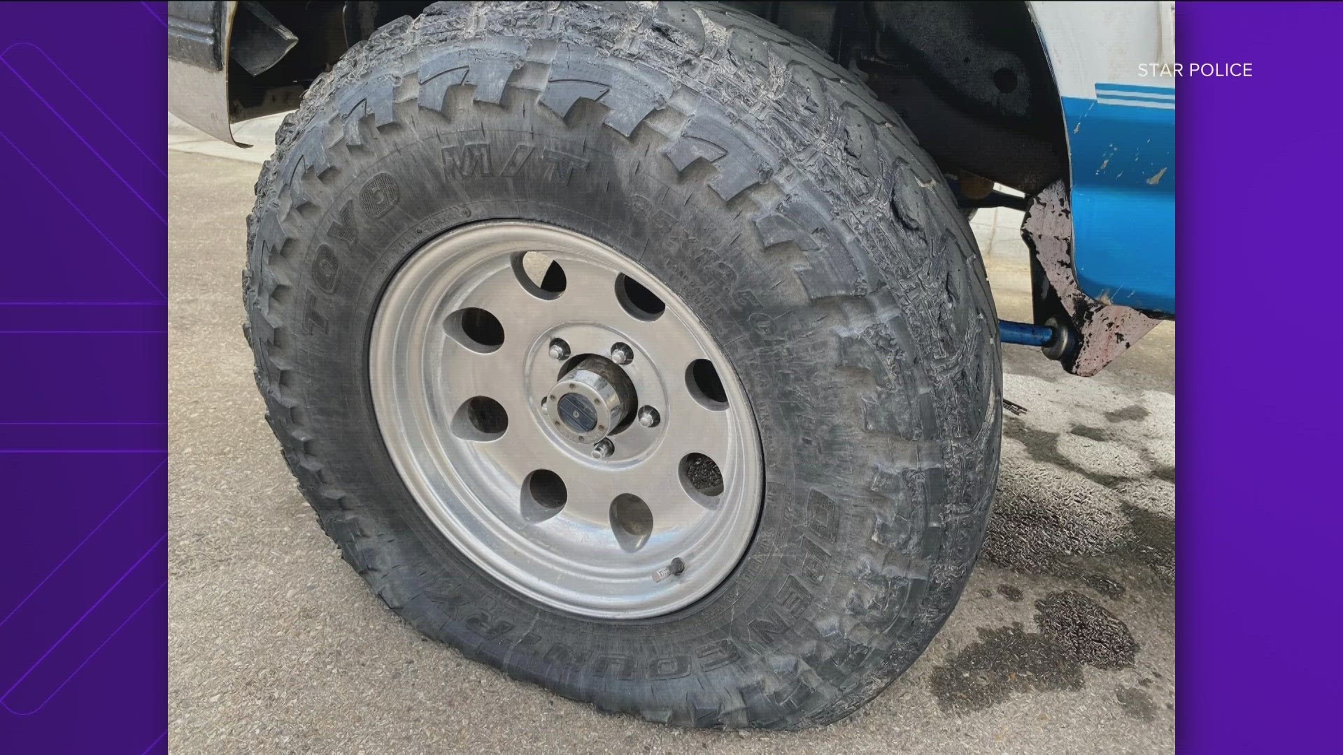 Star Police said they received at least three reports of people waking up to flat tires Friday morning.