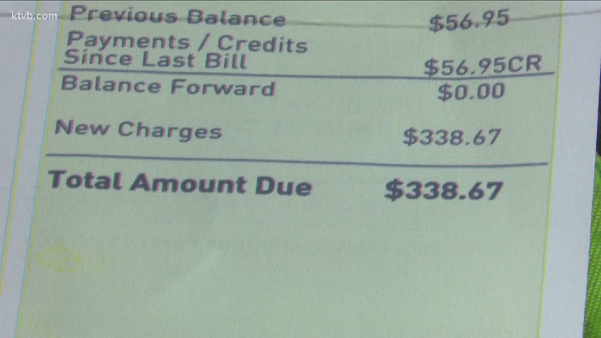 Mike Rogers saw his water bill go up 388 percent from the same time a year ago.