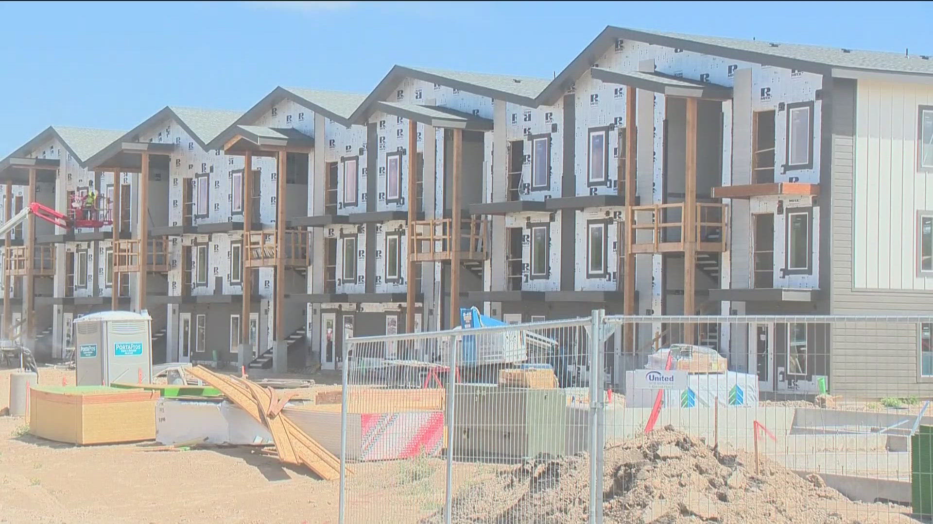 LEAP Housing built the 60-unit community called Falcons Landing. Residents are expected to move into the Mountain Home apartments in August.