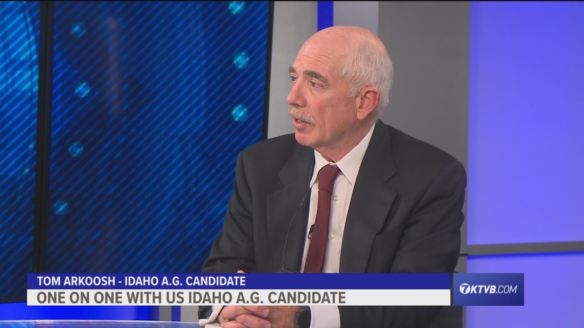 Ahead of the November election, Democrat candidate Tom Arkoosh discusses his campaign priorities and thoughts on major Idaho political topics.