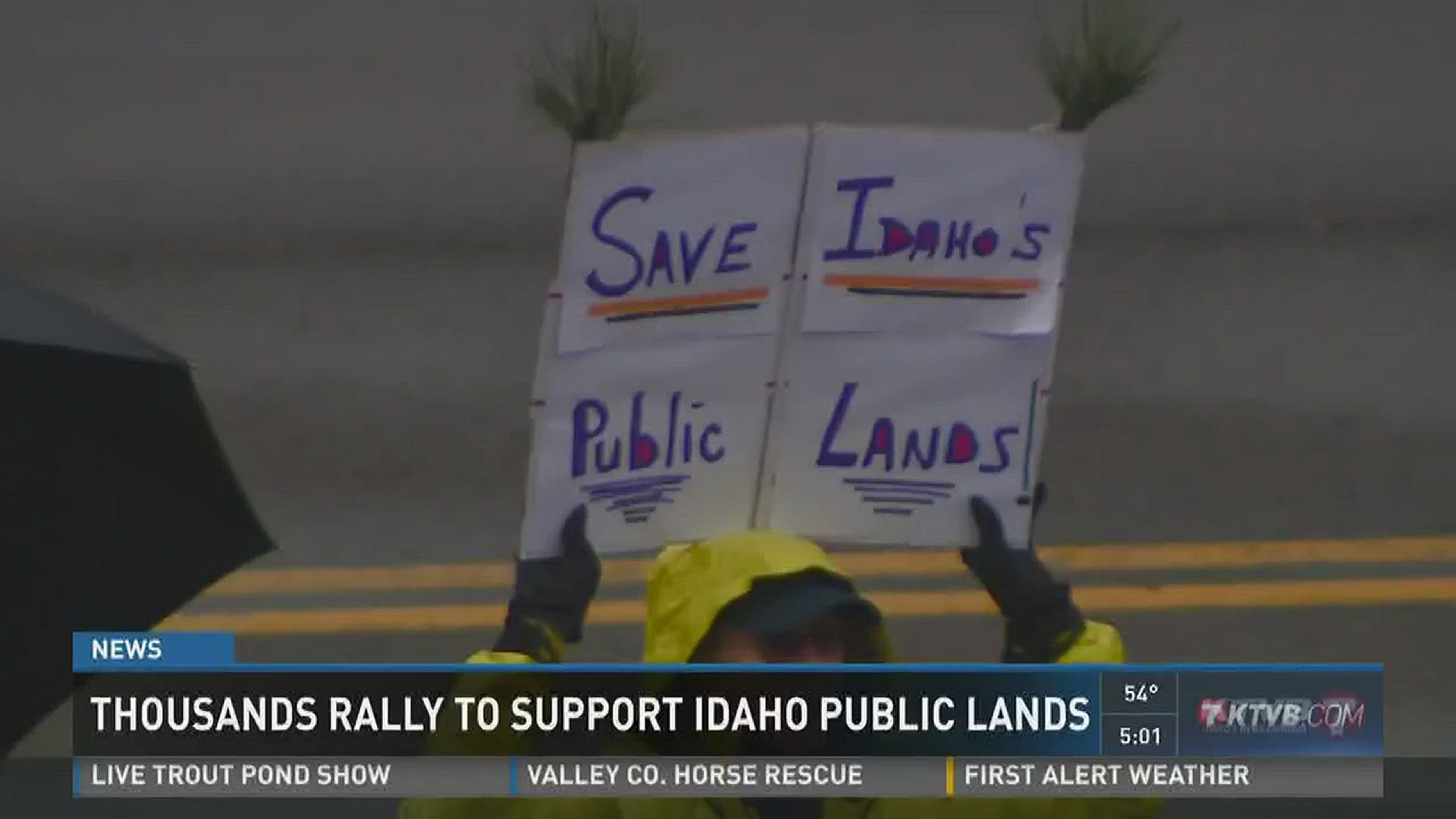 Nearly 3,000 rally for public lands at Idaho Capitol | ktvb.com