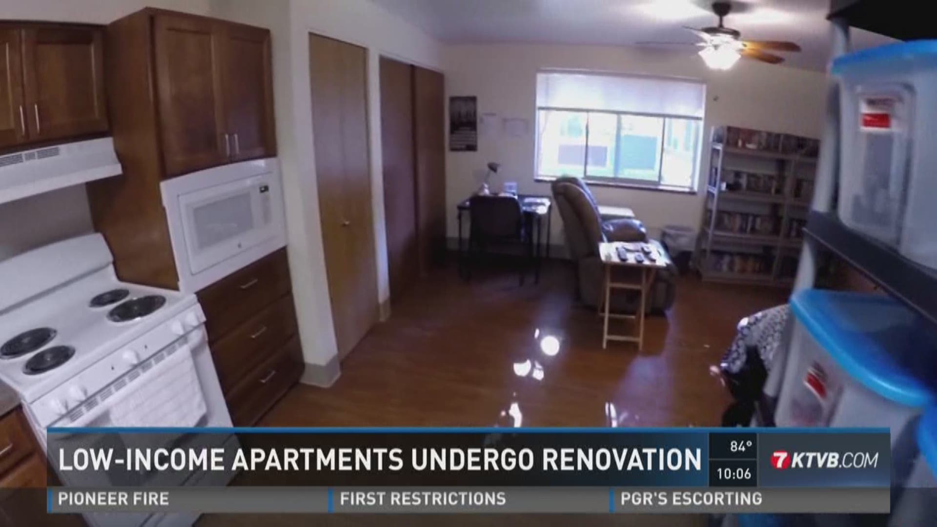 Low-income apartments undergo renovation.