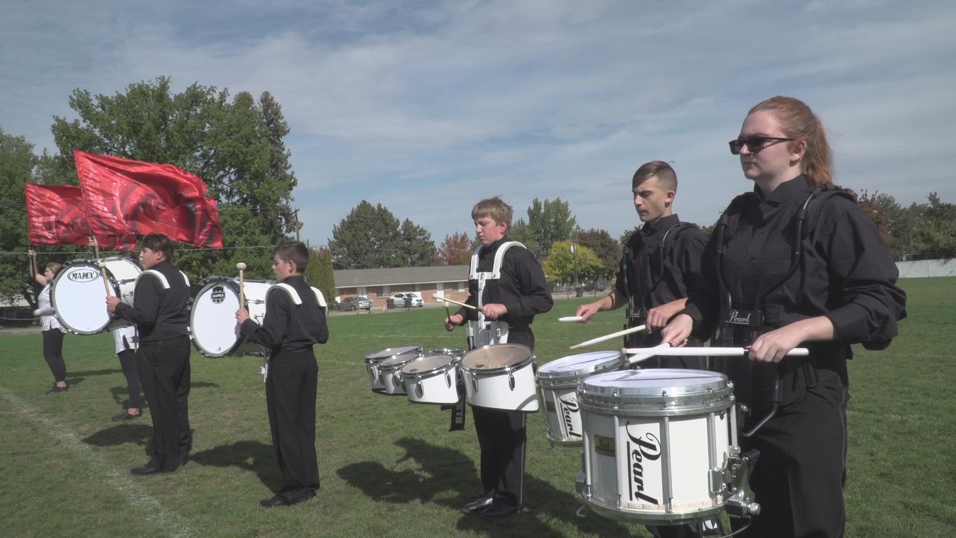 Cole Valley Christian Marching Band honors Idaho's Veterans with their rendition of Americana