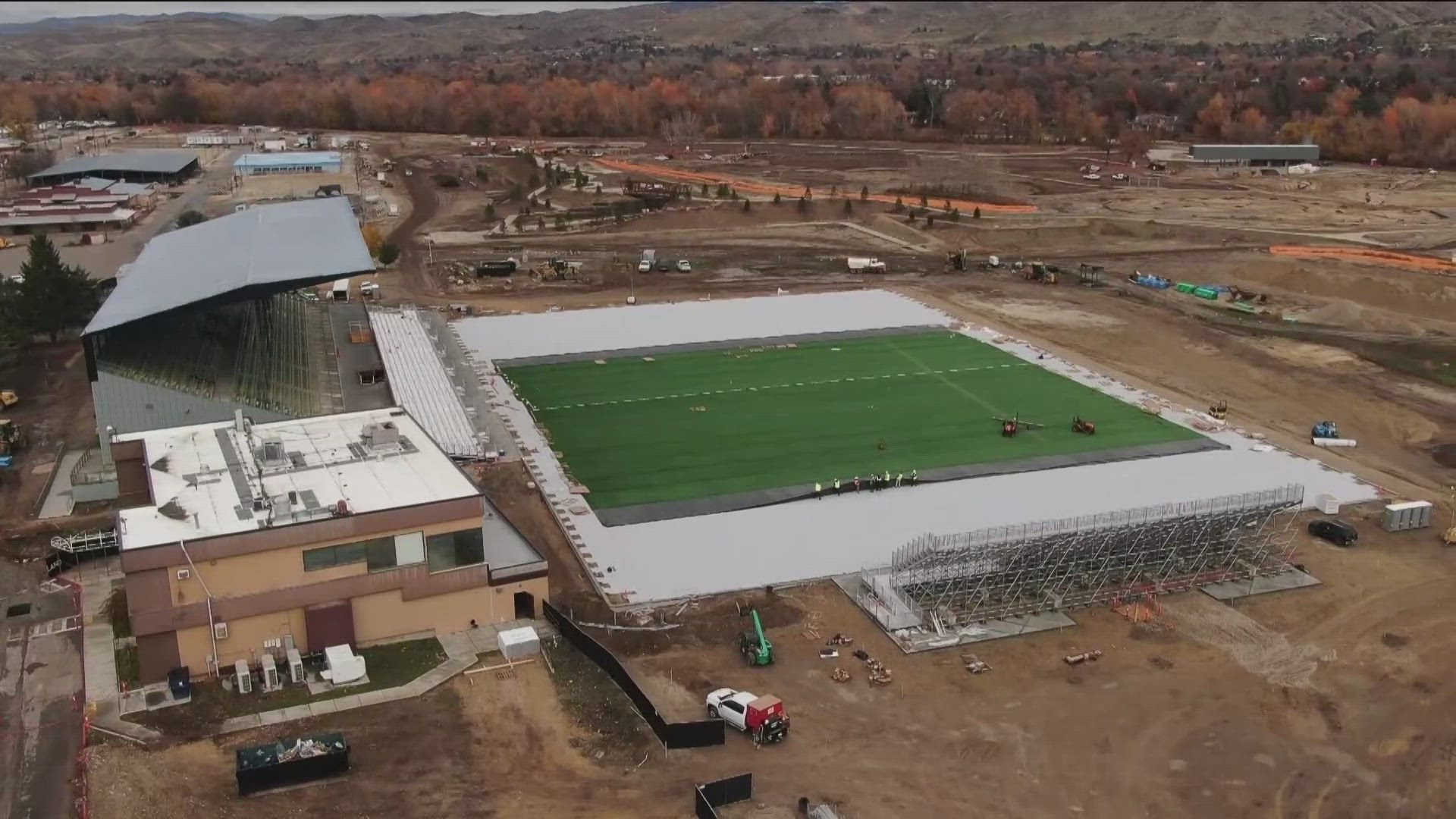 Boise Athletic Club's turf is down at Expo Idaho. The team is holding closed tryouts next week and has yet to announce any player sightings. 