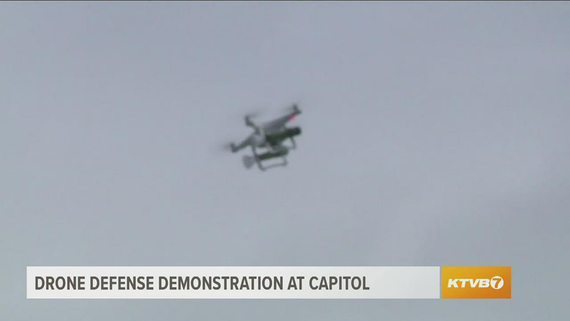 Drone defense demo at the Capitol