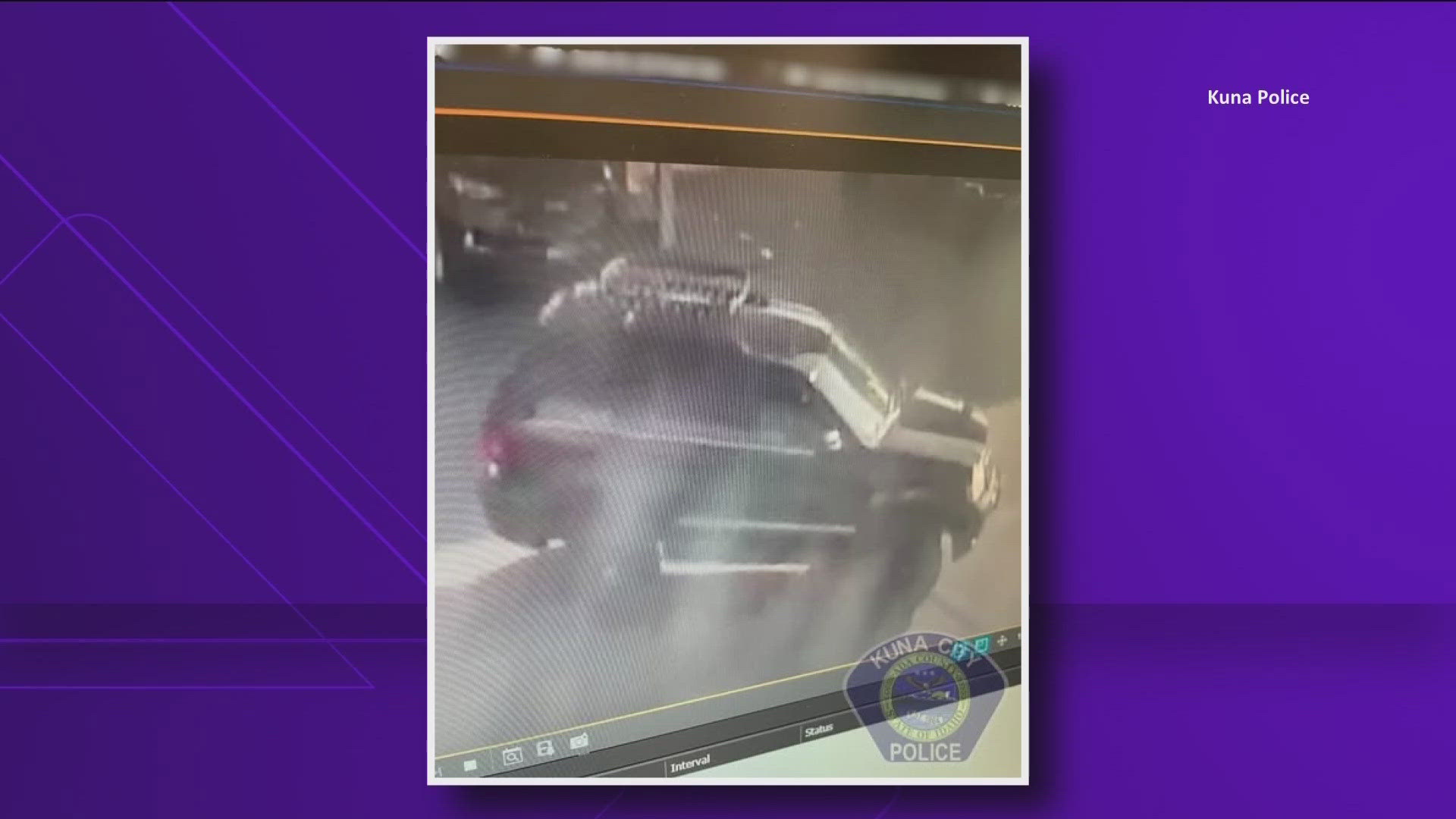 Police in Kuna search for a black SUV potentially linked to a hit-and-run incident.