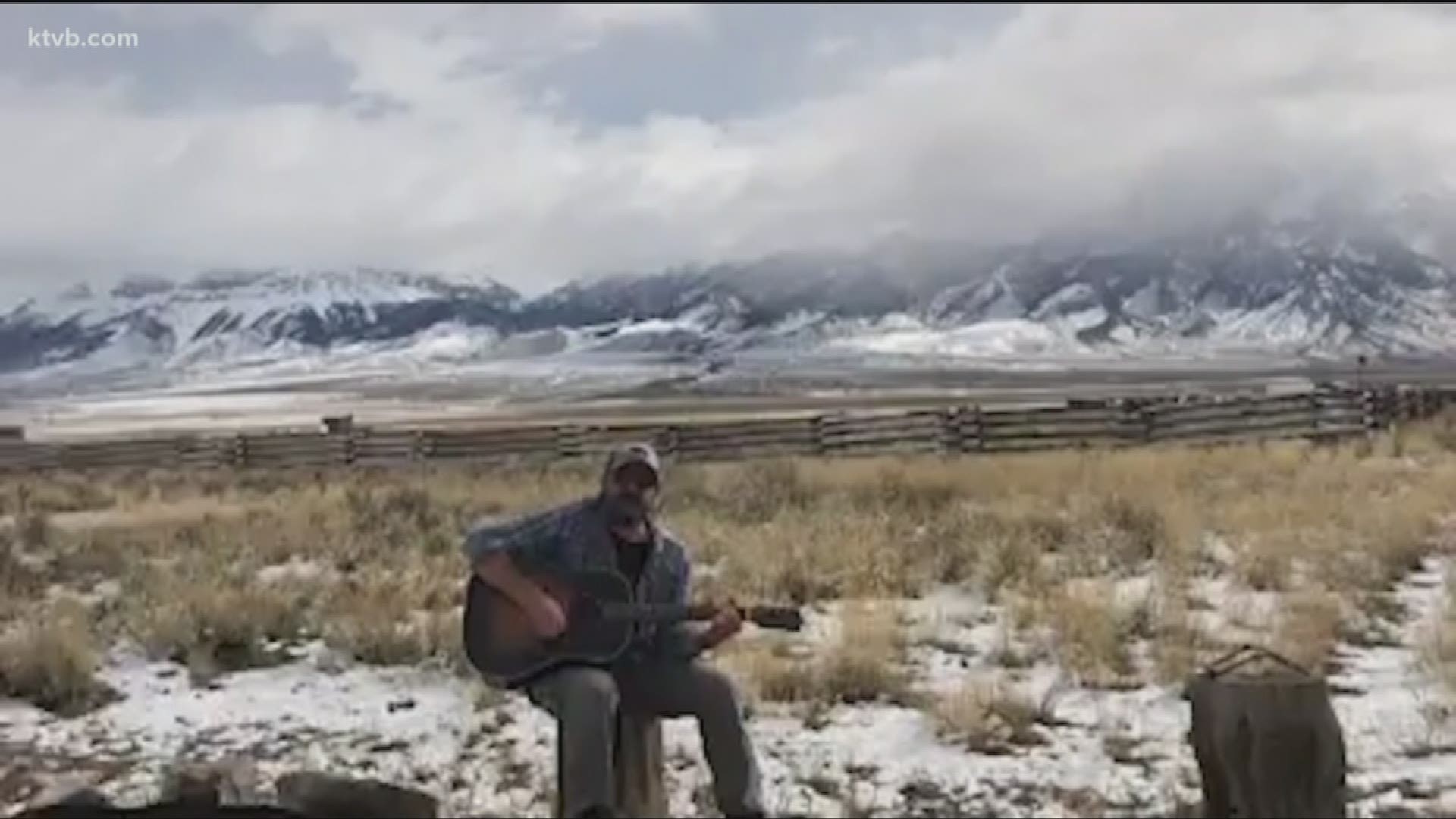 Working on his latest solo music video from the Idaho mountains, Willy Braun was at the scene of another big quake when the tremors hit Tuesday.