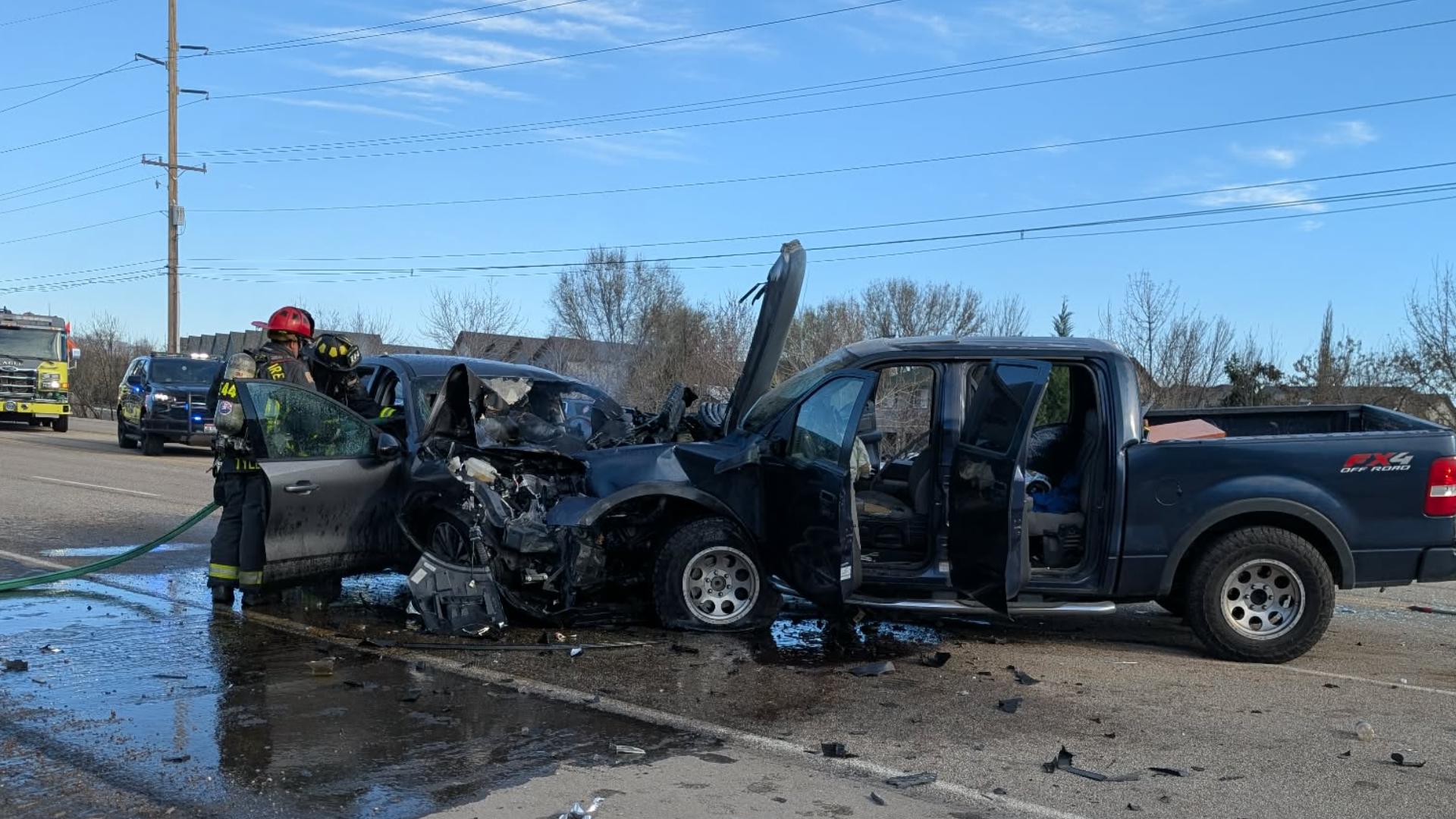 Police: 2 hospitalized after crash on Highway 44 in Eagle | ktvb.com