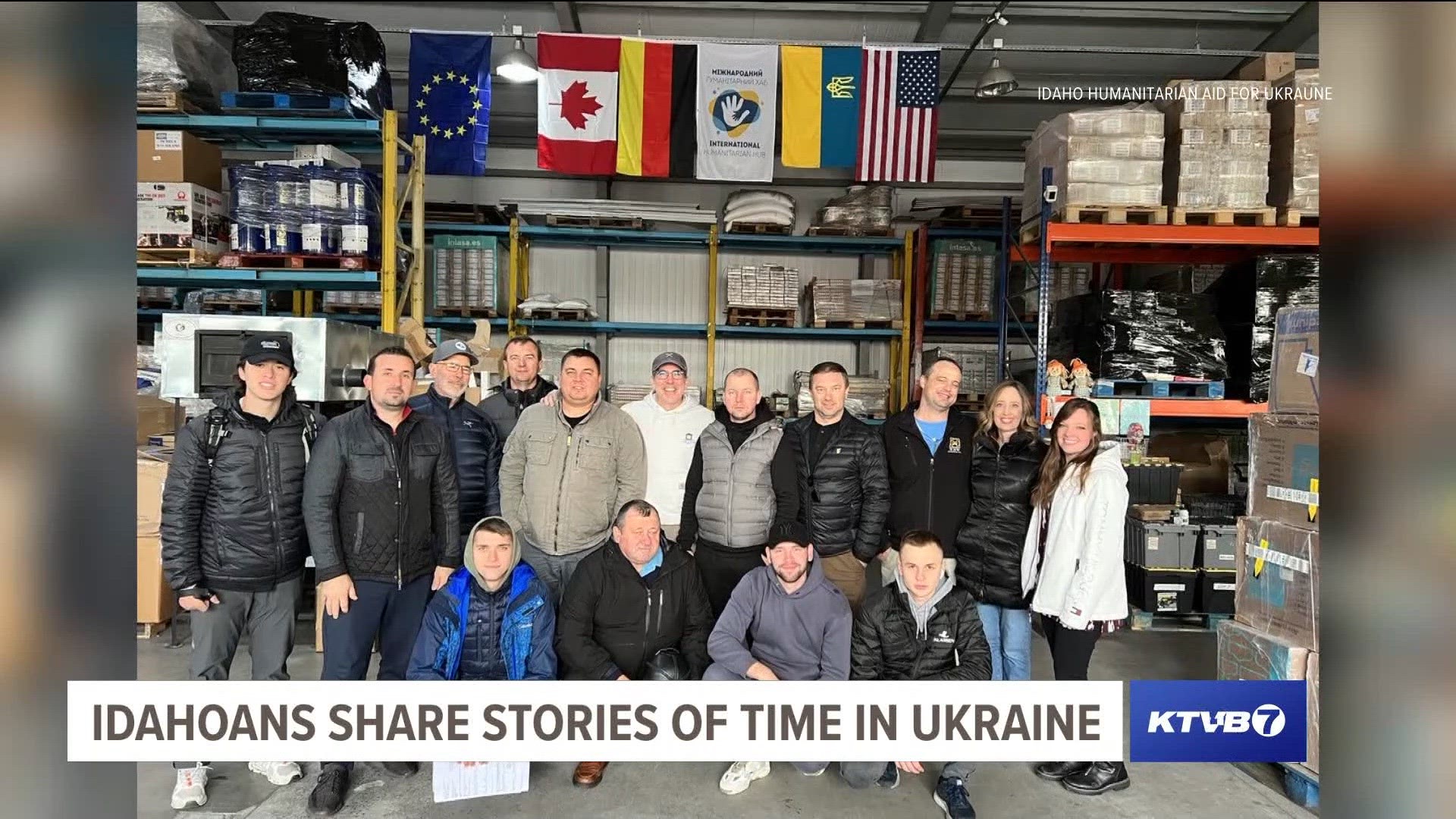 Members of Idaho Humanitarian Aid for Ukraine have travelled to the war-torn country to provide food and assistance to those in need.