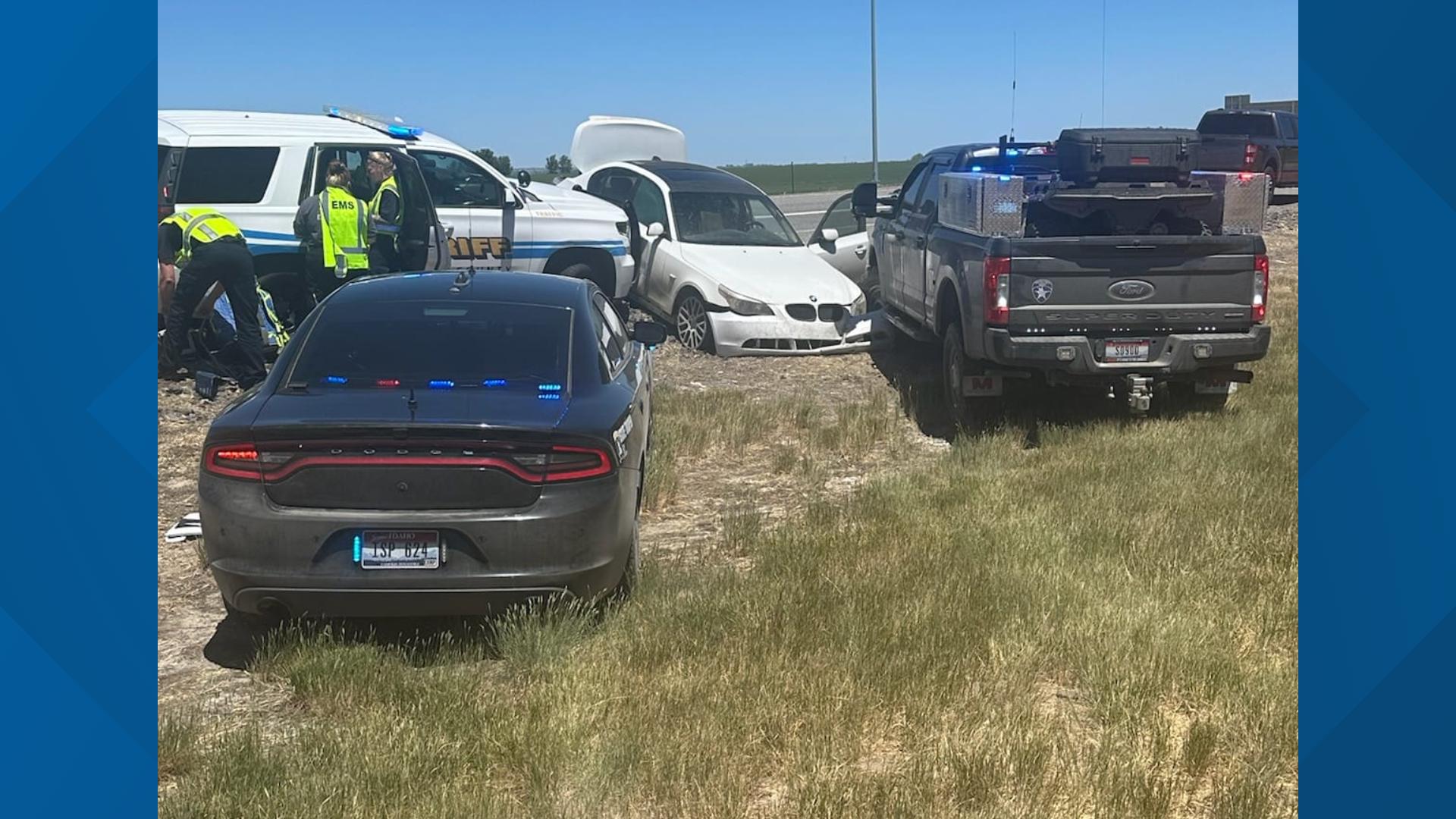 A 25-year-old Washington woman led police on a multi-state high-speed chase from Nevada into Idaho Wednesday.