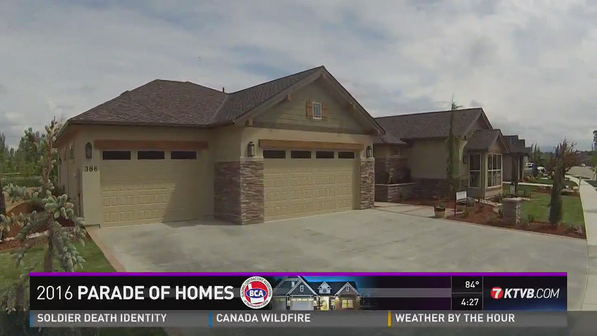We took a tour of one of the homes in the Lakemoor subdivision in Eagle.