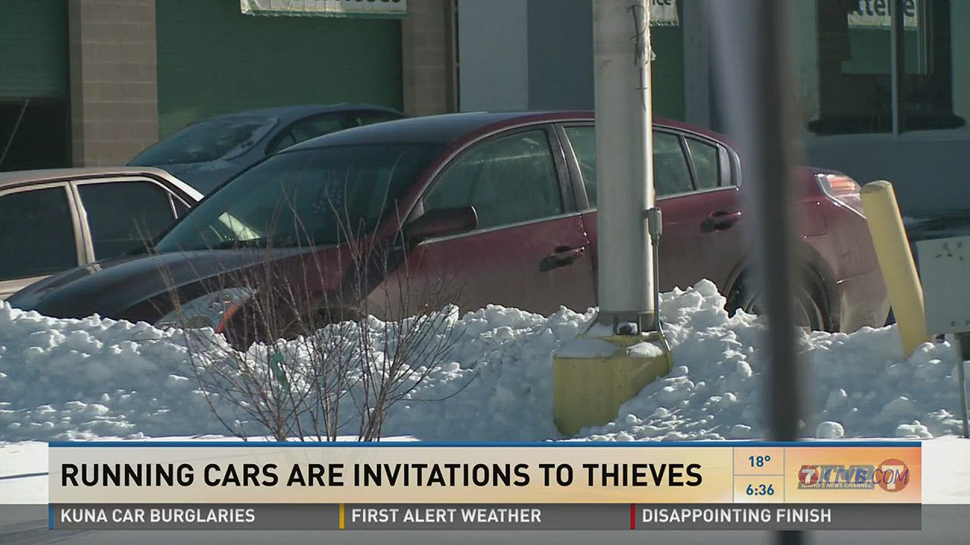 Running cars are invitation to thieves